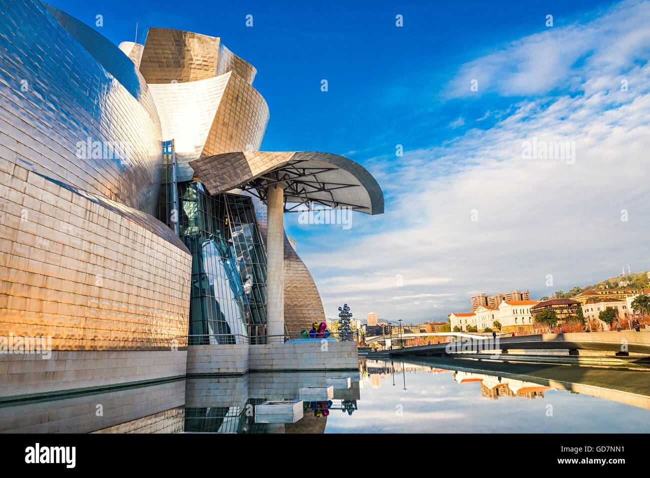 La ville de Bilbao en novembre - coups d'Espagne - Voyage d'Europe Banque D'Images