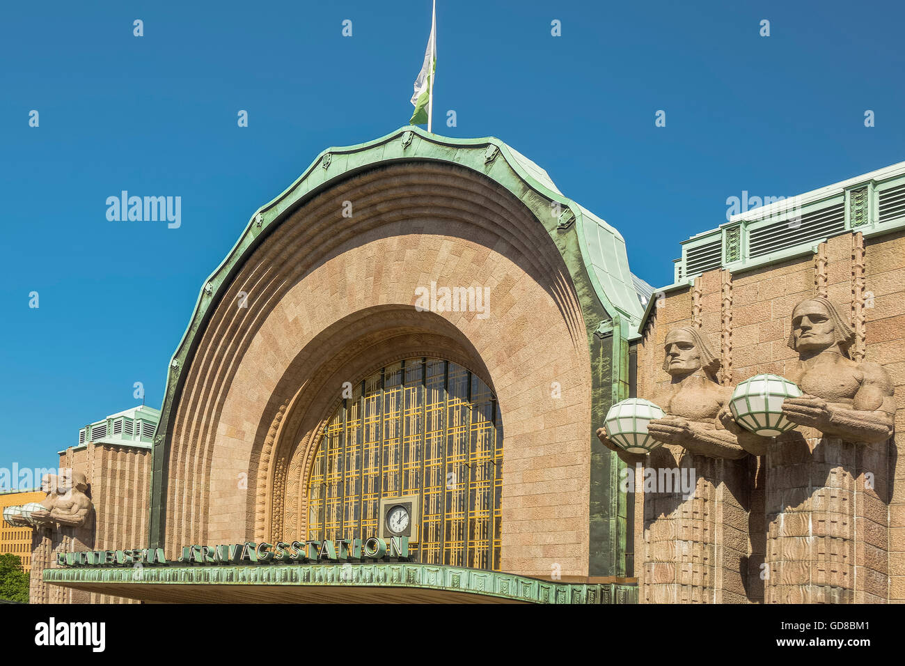 La gare centrale d'Helsinki Finlande Banque D'Images