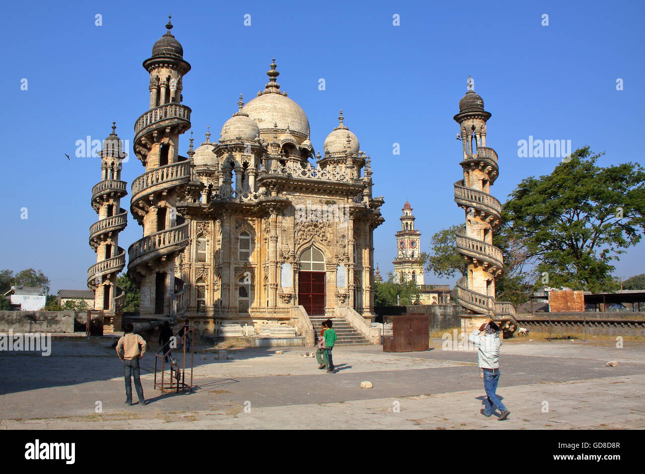 Le Mausolée Mahabat Maqbara à Junagadh, Gujarat, Inde Banque D'Images