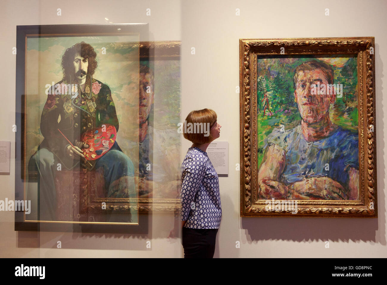 Edinburgh, Royaume-Uni. Le 13 juillet, 2016. Auxquels le monde : auto-portraits de Rembrandt à AI Weiwei afficher dans Scottish National Portrait Gallery du 16 juillet au 16 octobre 2016.Pako Mera/Aiamy Live News Crédit : Pako Mera/Alamy Live News Banque D'Images