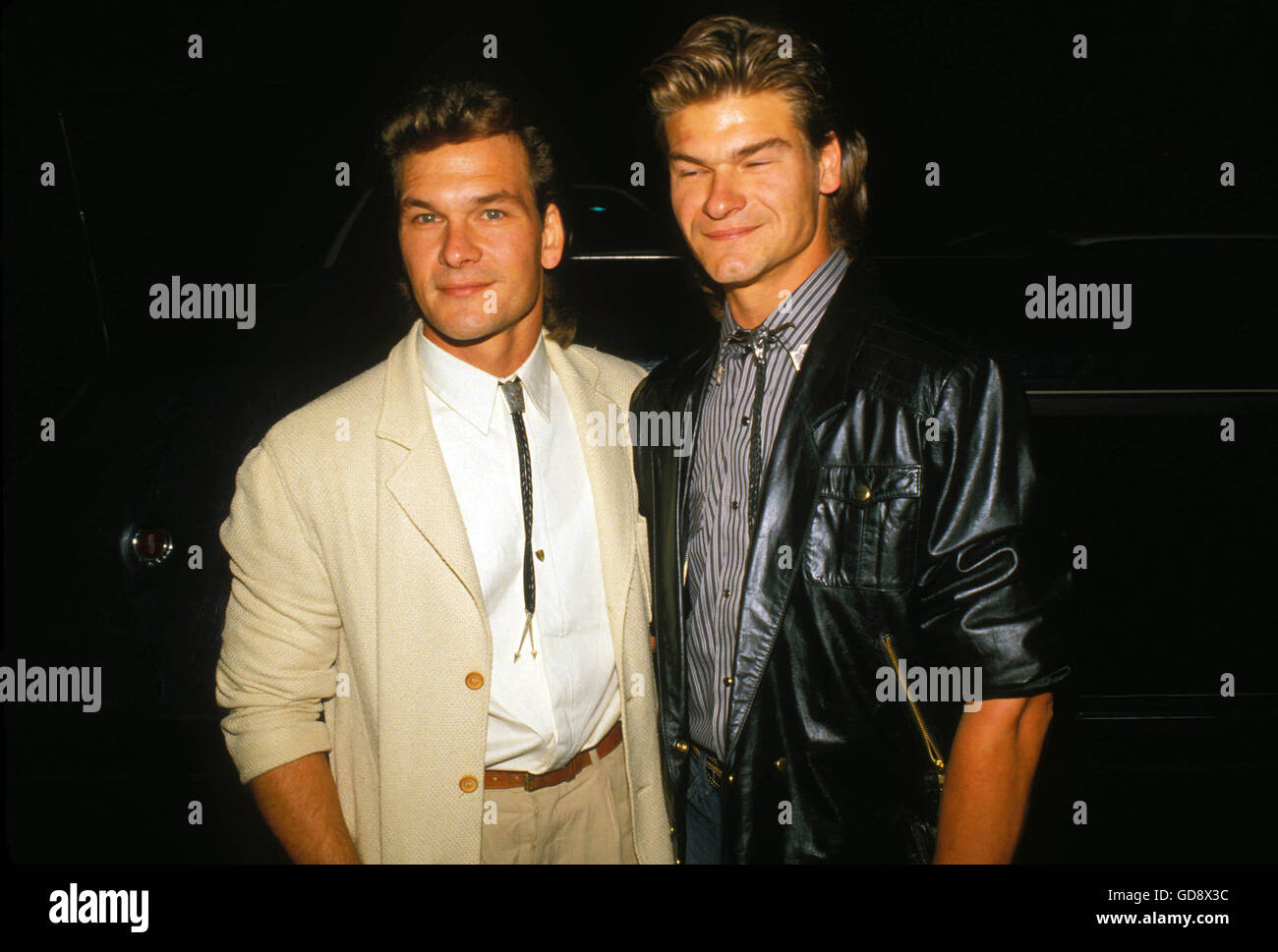 Patrick Swayze avec Frère Don Swayze 1987. 6Th Mar, 2008. PATRICKSWAYZERETRO Karnbad © Roger/ZUMA/Alamy Fil Live News Banque D'Images