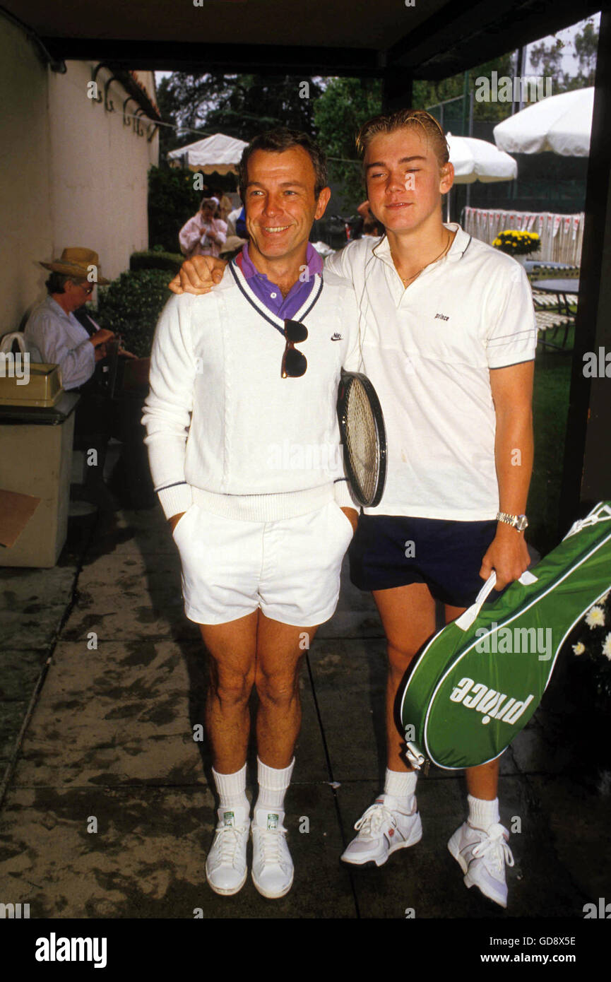 Rick Schroder avec son père Richard Schroder 1987. 18 janvier, 2008. - © Roger Karnbad/ZUMA/Alamy Fil Live News Banque D'Images