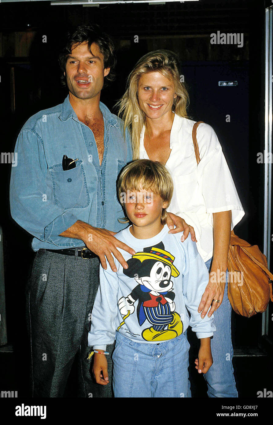 Harry Hamlin et Fils, et Laura Johnson. 29Th sep 2005. ROGER KARNBAD Karnbad 1987 © Roger/ZUMA/Alamy Fil Live News Banque D'Images