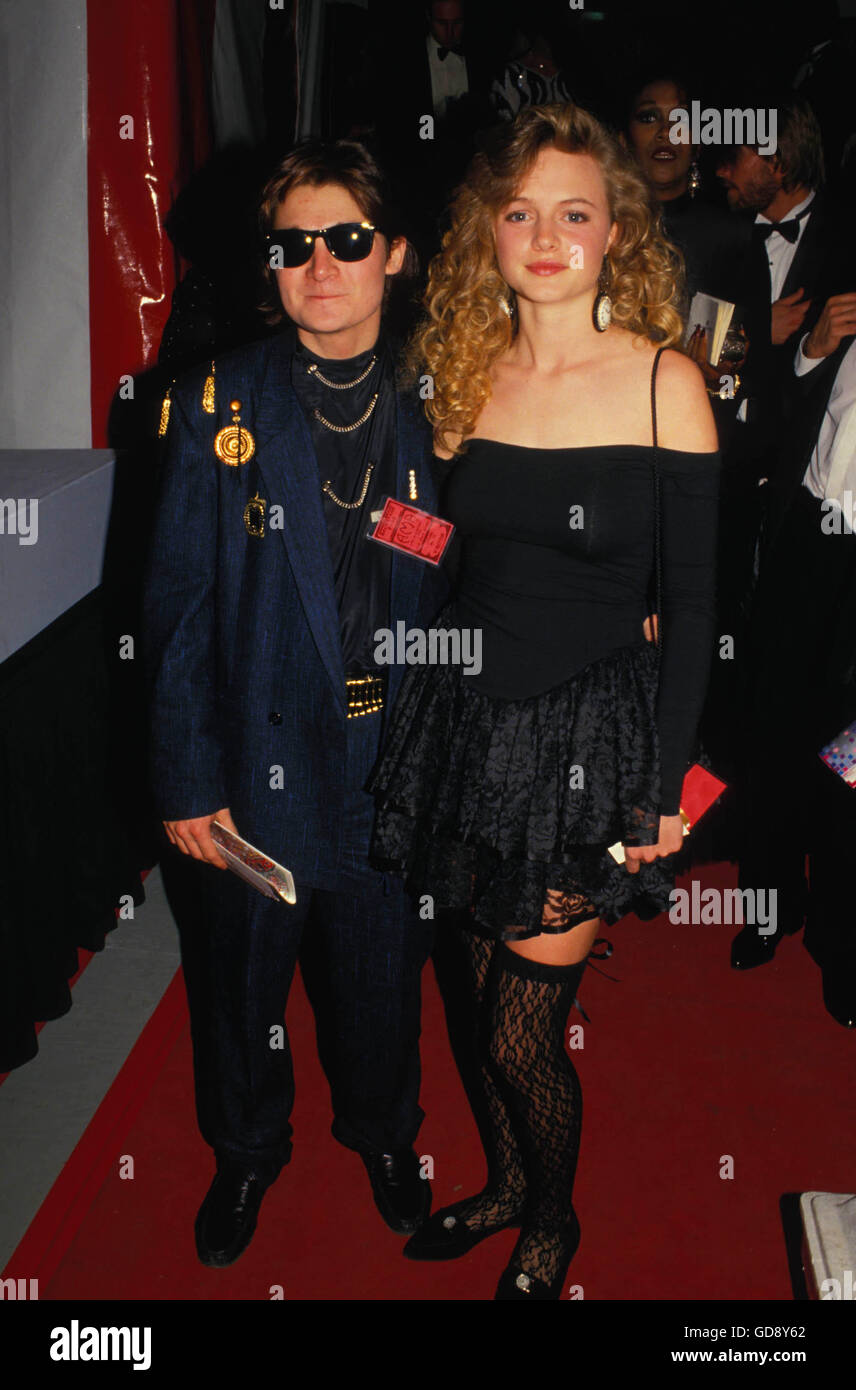 15 août 2007 - COREY FELDMAN AVEC HEATHER GRAHAM, 1988. -(Credit Image : © Roger Karnbad via Zuma sur le fil) Banque D'Images