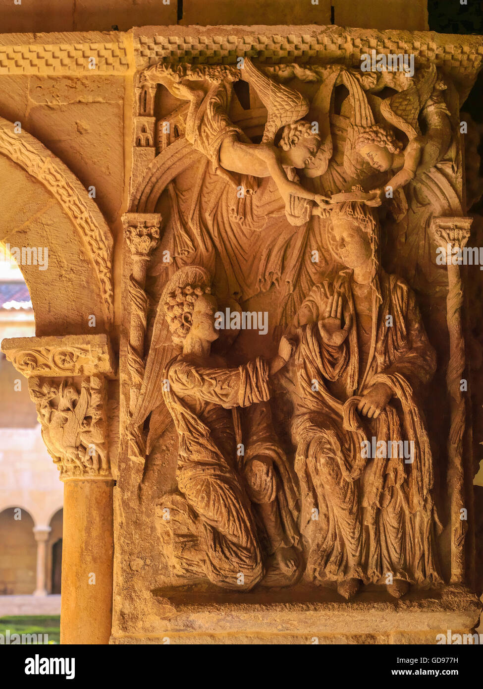 Santo Domingo de Silos Abbaye (Espagnol : Monasterio de Santo Domingo de Silos) est un monastère bénédictin situé dans le village de Santo Banque D'Images