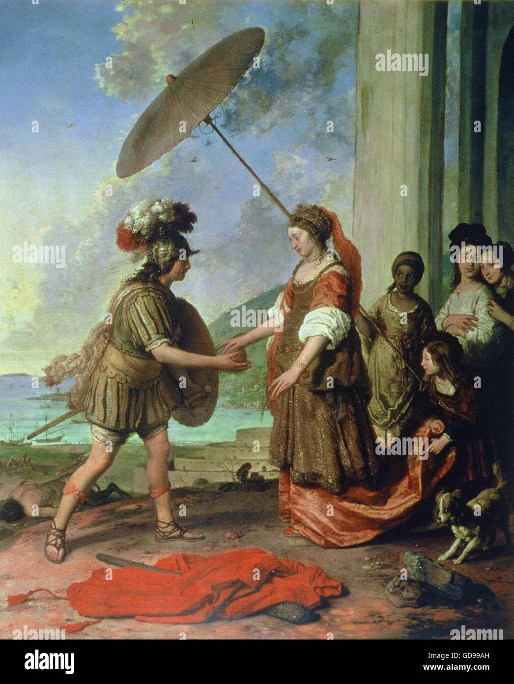 Willem Strijcker - Thésée et Ariane Banque D'Images