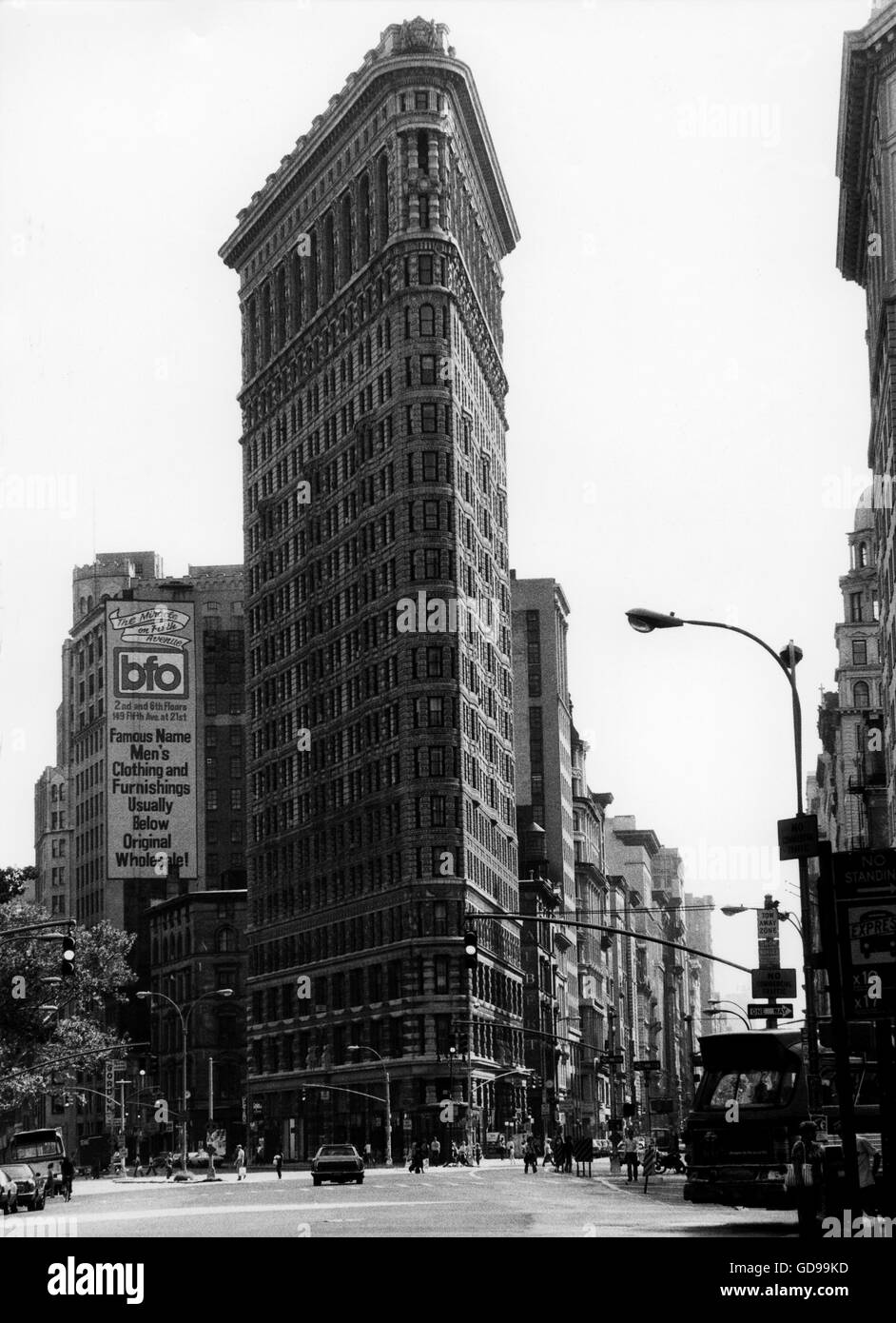 Flatiron Building ou la soi-disant Iron building at Union Square Banque D'Images