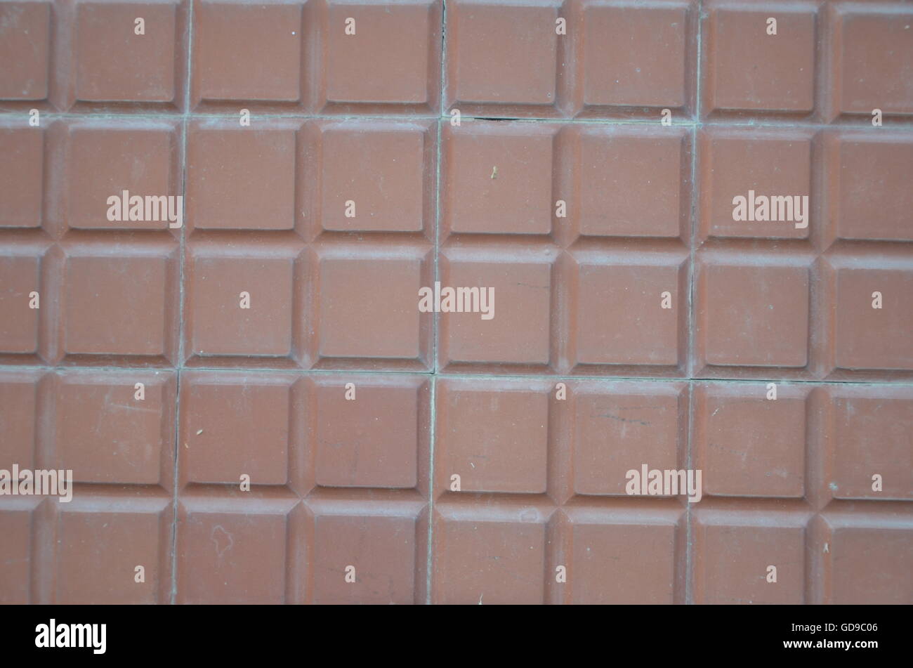 Céramique, mosaïque, carreaux, chocolat, marron, couleur, texture, carrés, l'arrière-plan Banque D'Images