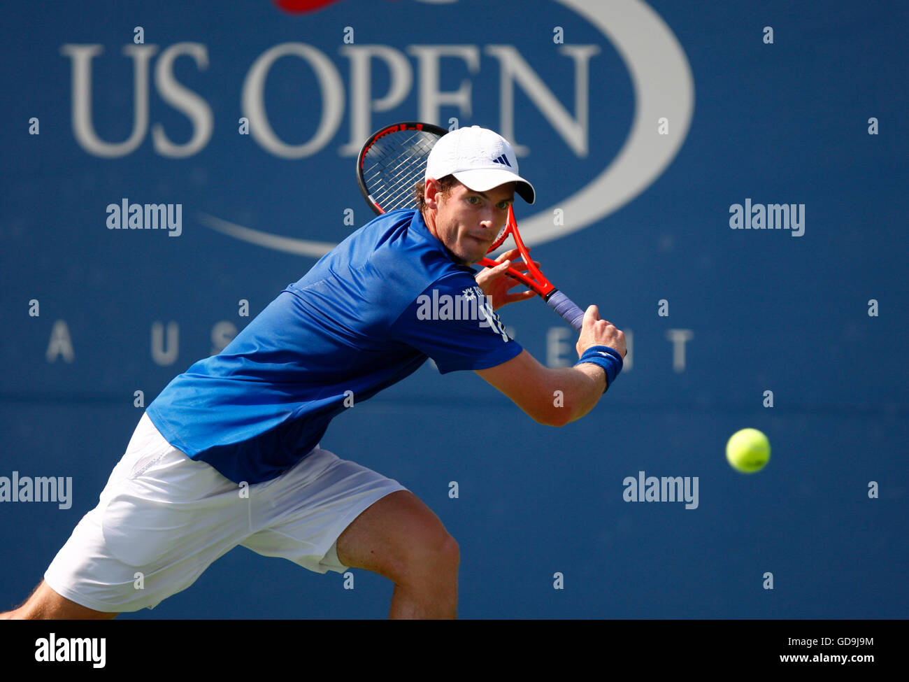 Andy Murray, joueur de tennis britannique, l'US Open 2010, tournoi du Grand Chelem de tennis de l'ITF, l'USTA Billie Jean King National Tennis Center Banque D'Images