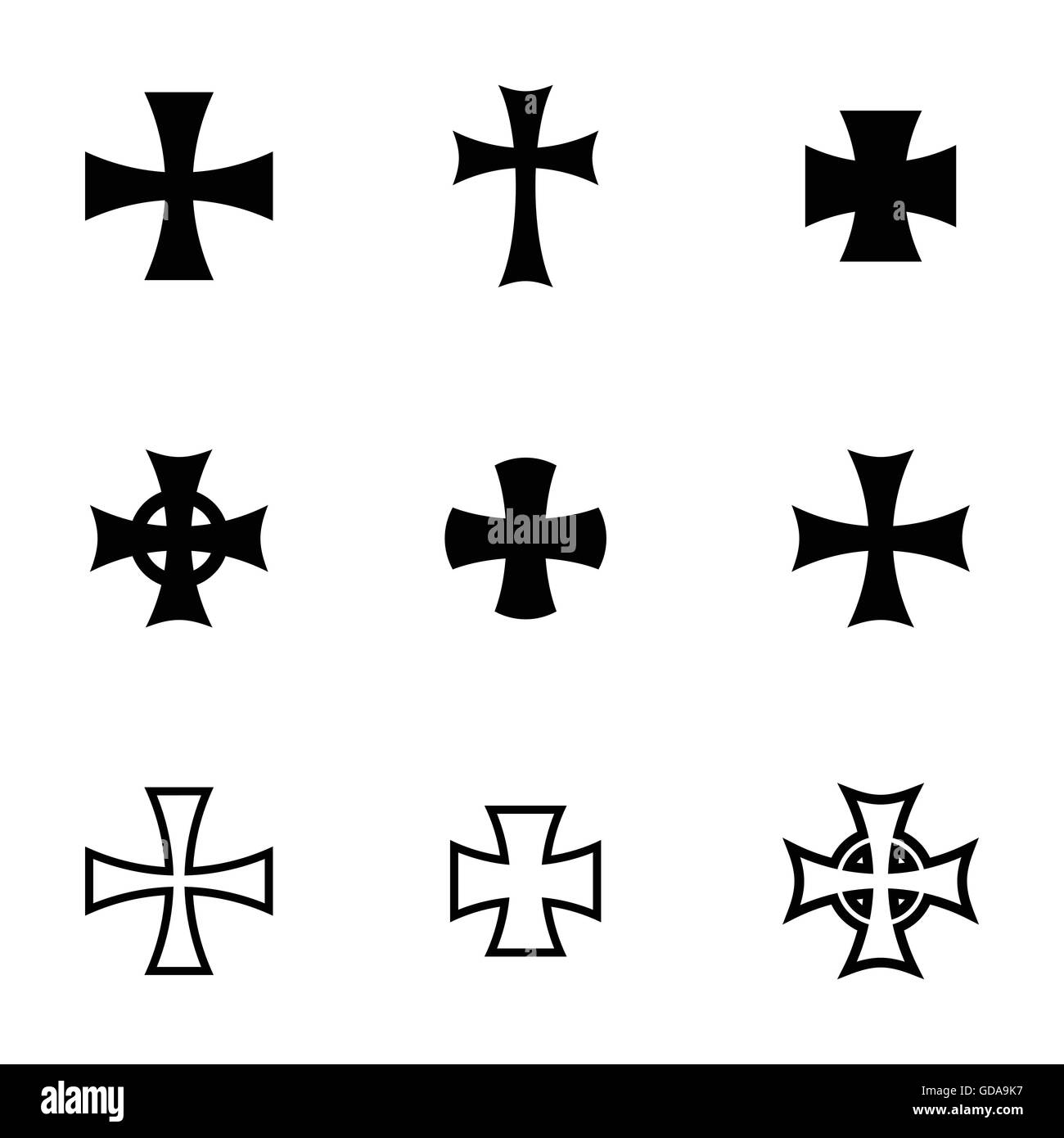 Choppers vecteur traverse Illustration de Vecteur