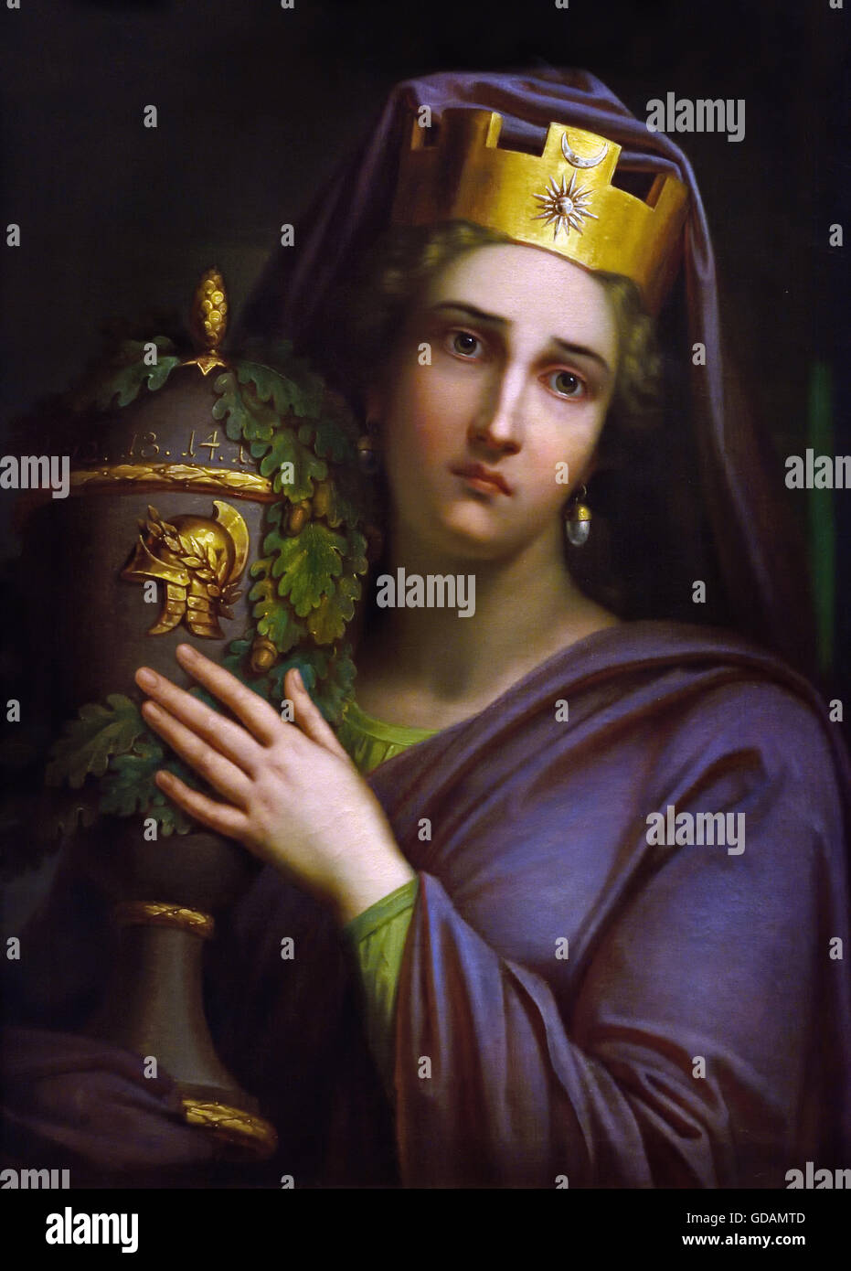 Allégorie de la douleur - 1815 Peintre Kugelgen deuil : Gerhard von Kügelgen Allemagne 1772-1820 Banque D'Images