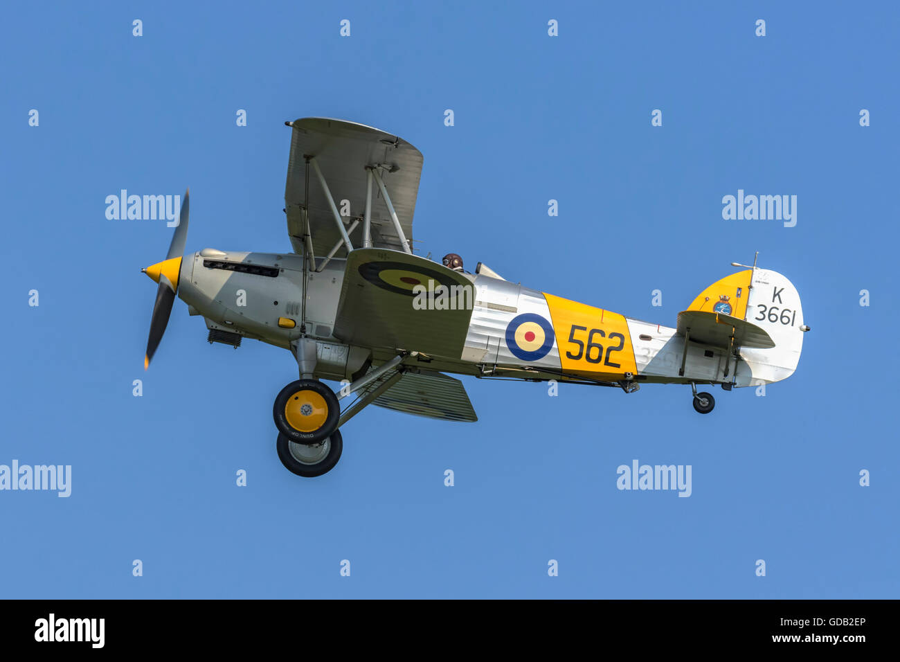 Hawker Nimrod 2 - RAF biplan fighter Banque D'Images