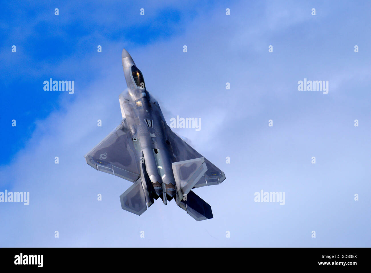 Lockheed Martin F22 Raptor à RAF Fairford Banque D'Images