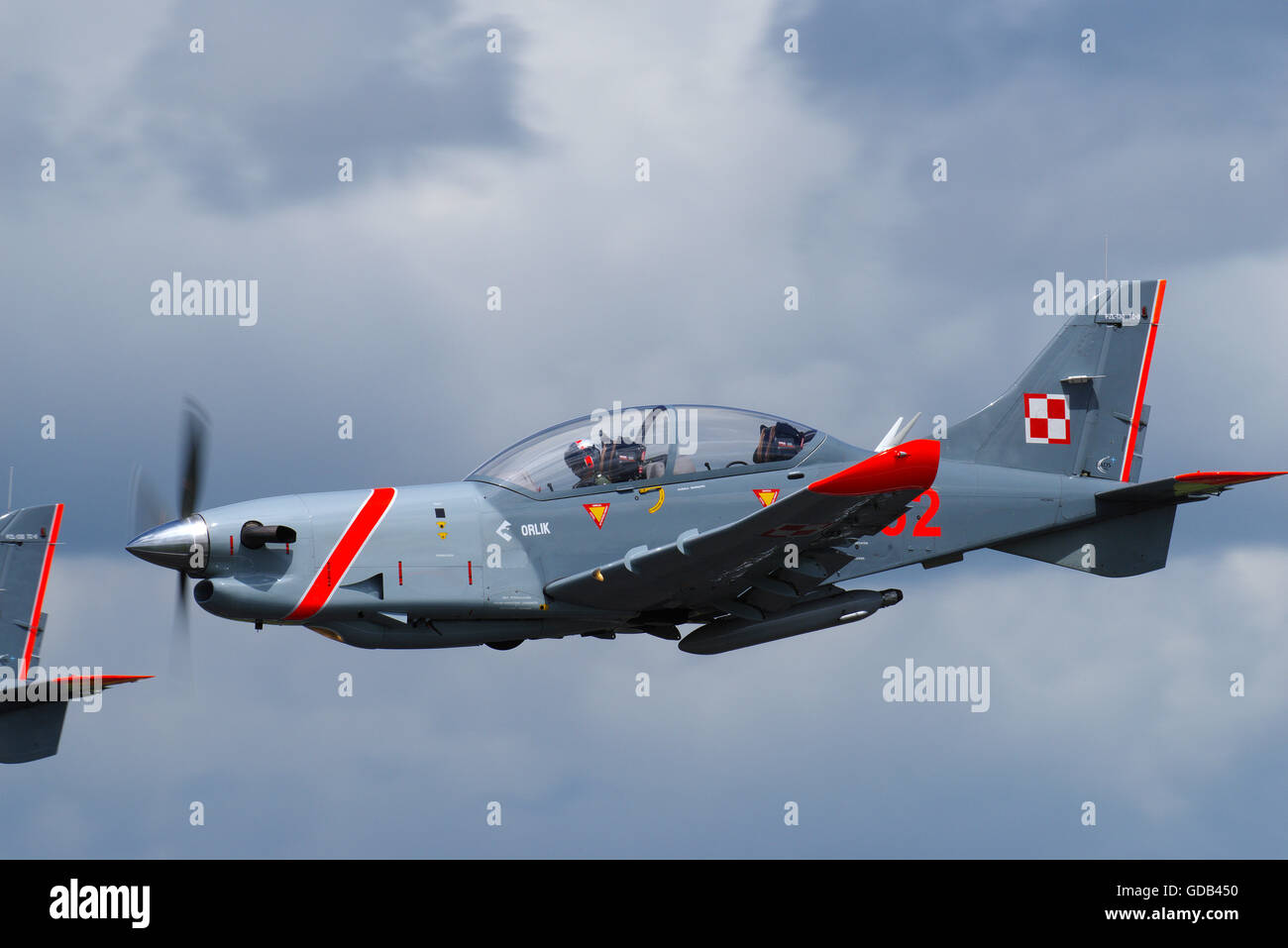 Le PZL Mielec PZL130TC-II Orlik Polish Air Force Aerobatic Team Banque D'Images