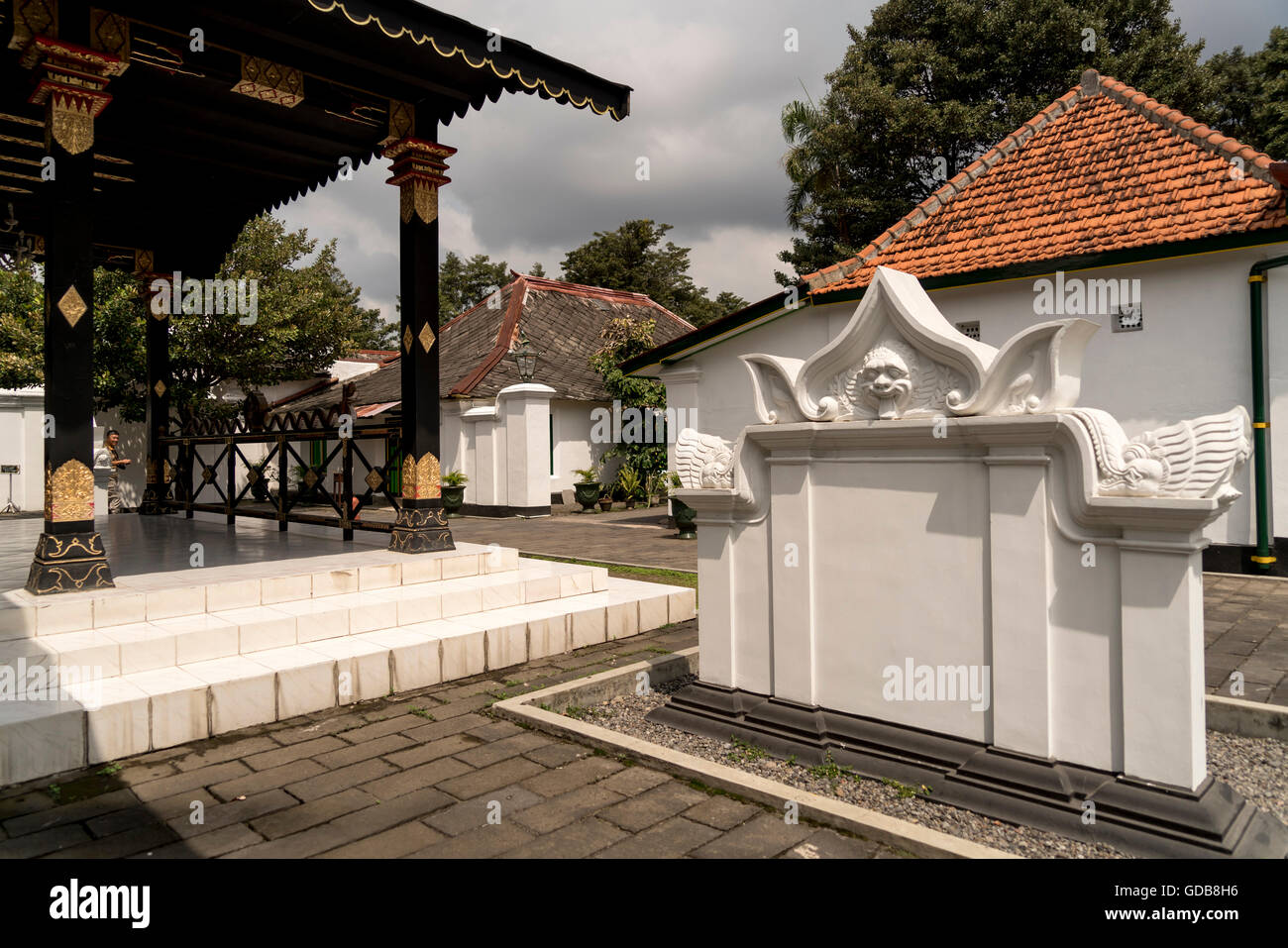 Le palais du Sultan, Kraton / Yogyakarta, Java, Indonésie, Asie Banque D'Images