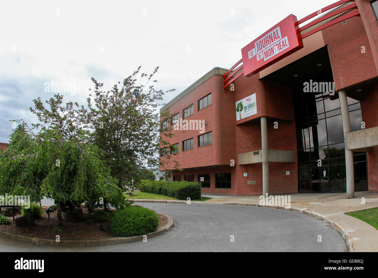 Le Journal de Montréal des bureaux à Montréal, Québec, 8 juin 2016. IMAGES  DE LA PRESSE CANADIENNE/Lee Brown Photo Stock - Alamy