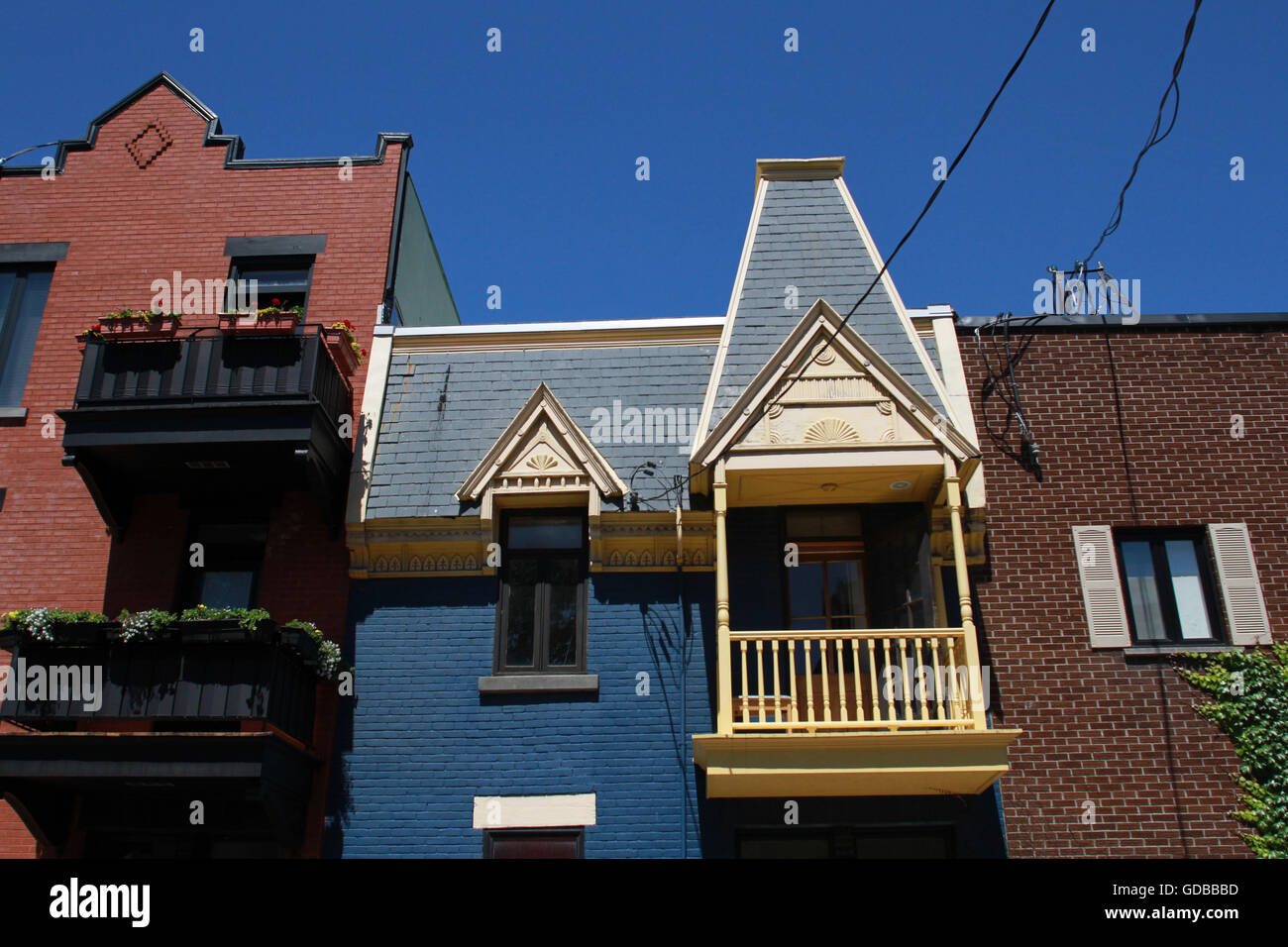 Le plateau à Montréal, au Québec, le 14 juin 2016. IMAGES DE LA PRESSE CANADIENNE/Lee Brown Banque D'Images