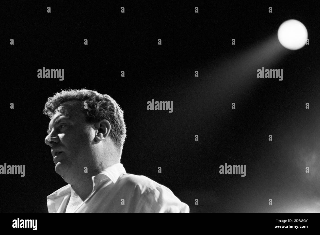 Douglas Campbell sur la scène de théâtre Guthrie Banque D'Images