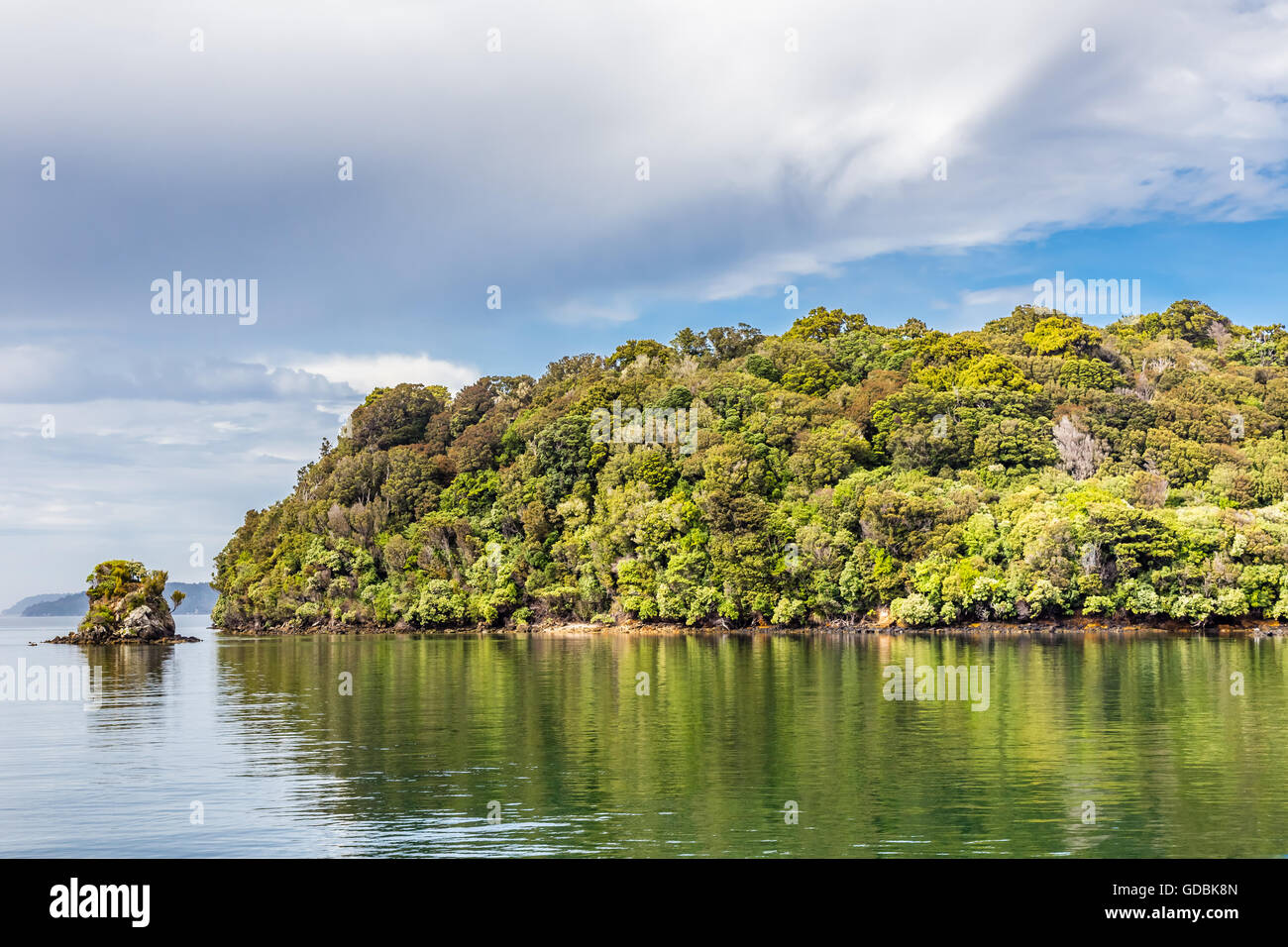 Vue sur Patterson, d'Oban, l'île Stewart, en Nouvelle-Zélande Banque D'Images