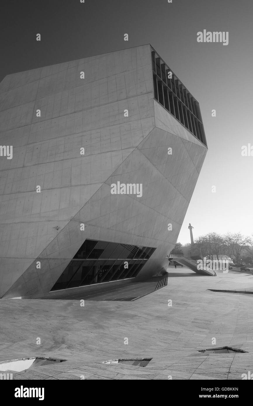 Casa da Música, Salle de Concert. Avenida da Boavista. L'architecte Rem Koolhaas. Porto. Le Portugal. Banque D'Images