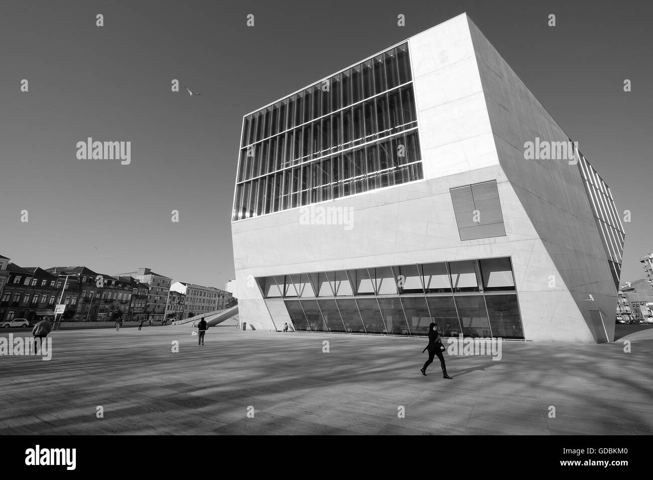 Casa da Música, Salle de Concert. Avenida da Boavista. L'architecte Rem Koolhaas. Porto. Le Portugal. Banque D'Images