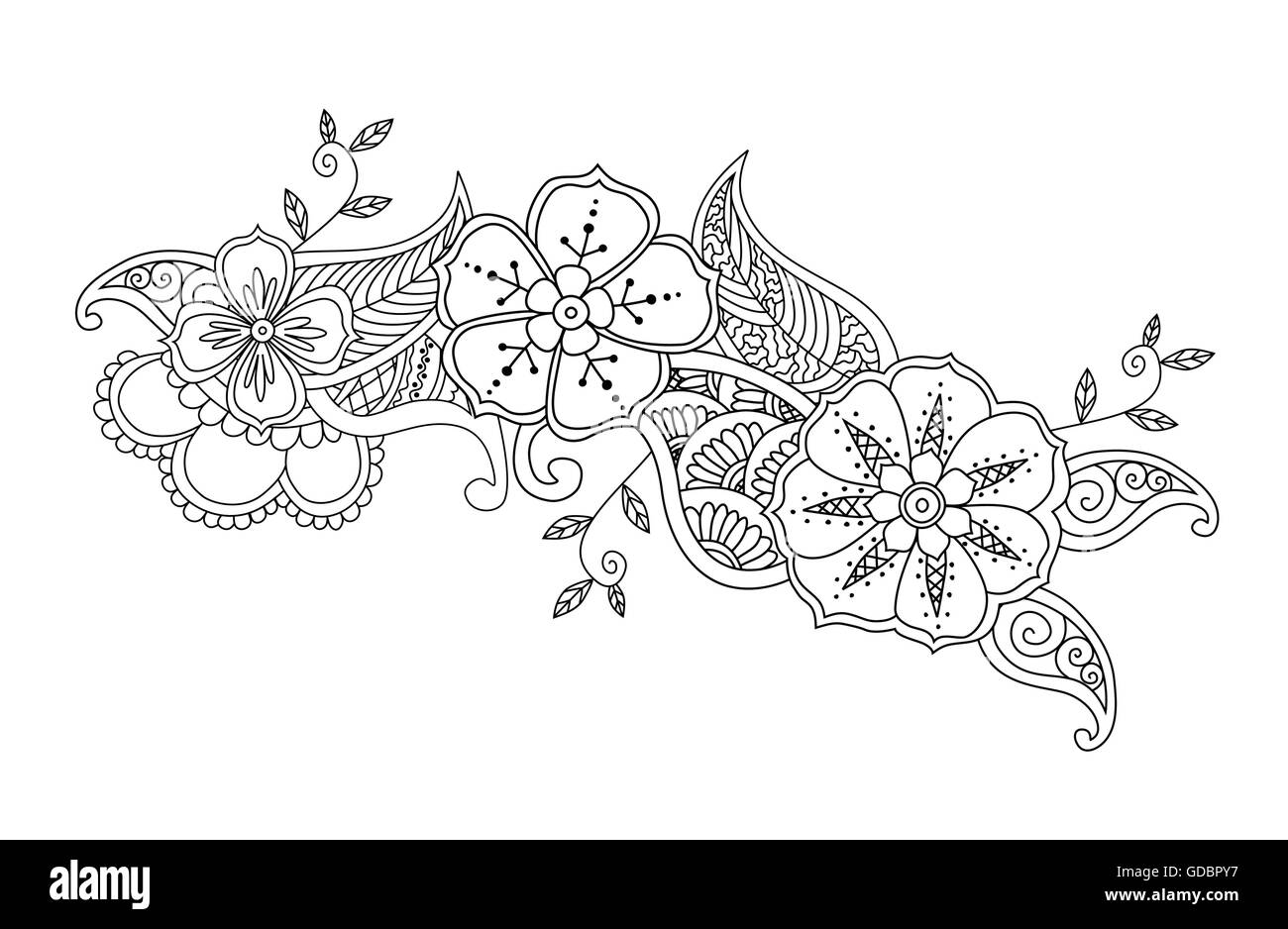 Design monochrome mendie. Vector illustration Illustration de Vecteur Design monochrome mendie. Vector illustration Illustration de Vecteur