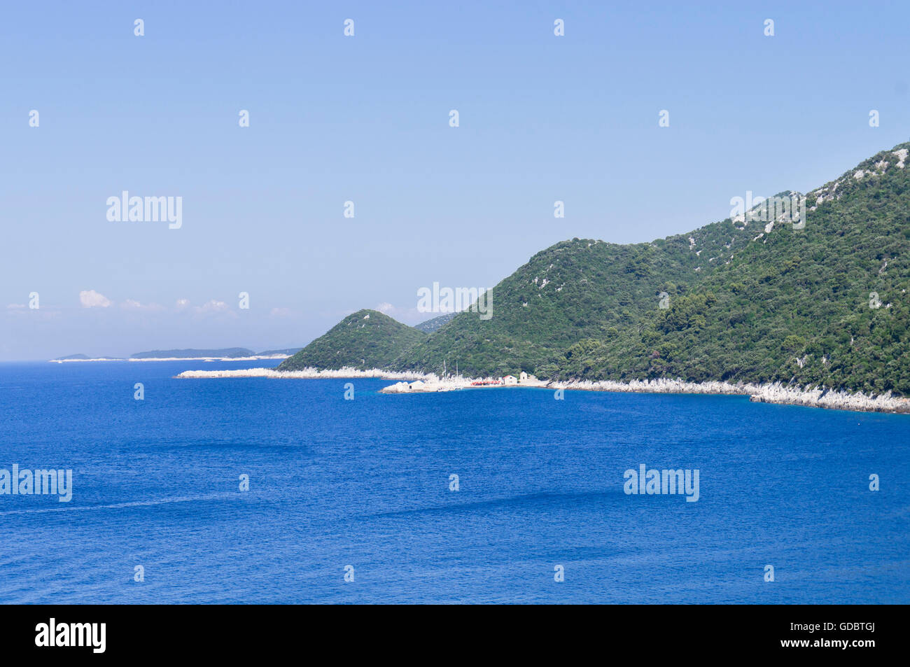 Île de Lastovo Banque D'Images