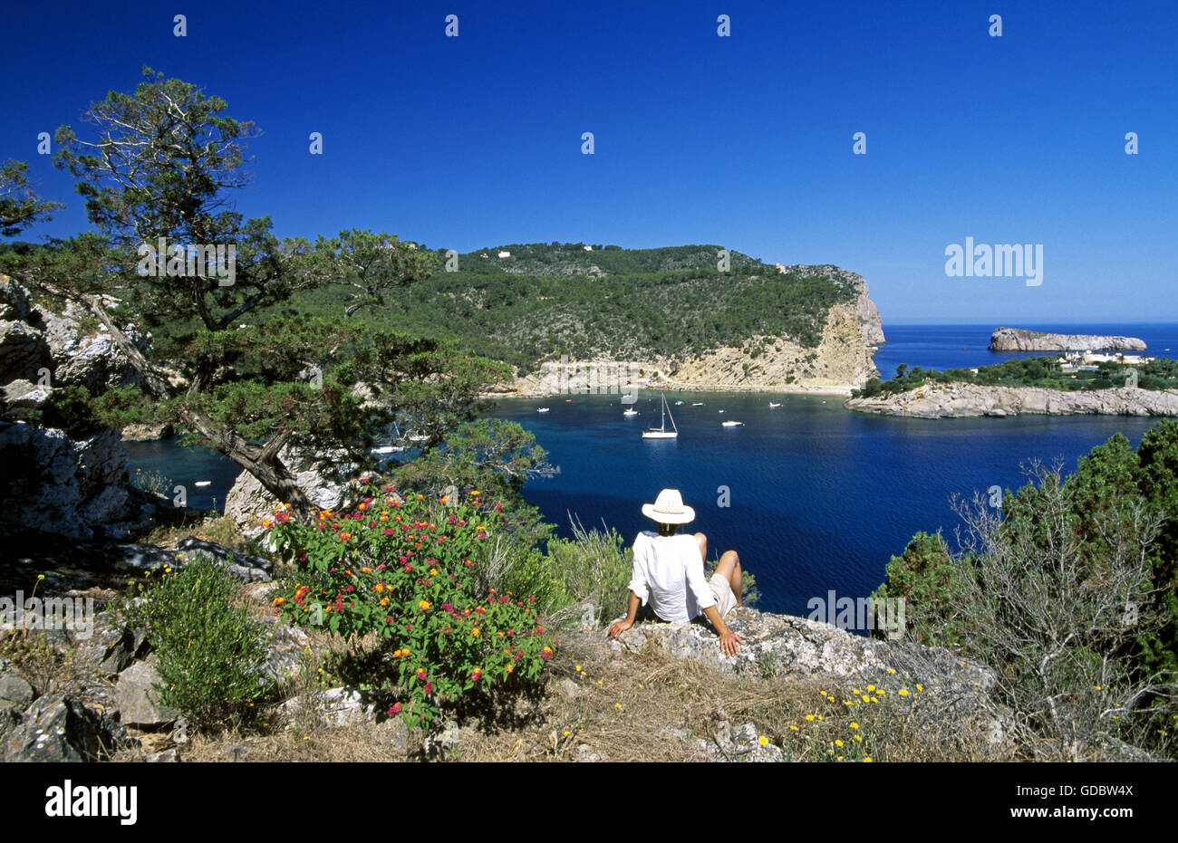 Sant Miguel, Ibiza, Baléares, Espagne Banque D'Images