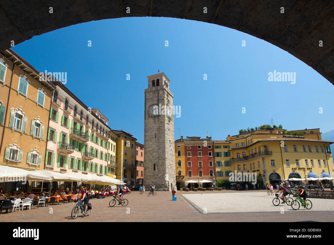 Riva del Garda, Lac de Garde, Italie Banque D'Images