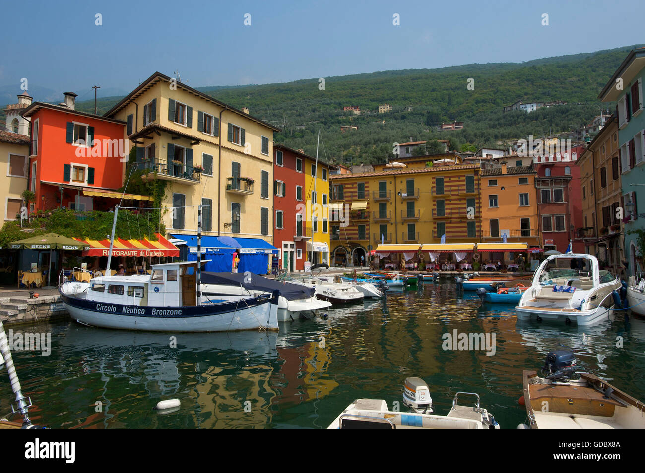 Castelletto di Brenzone, Lac de Garde, Italie Banque D'Images