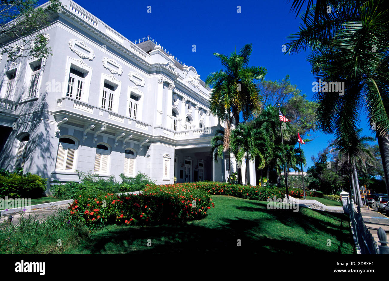 Centre d'accueil du Département d'État à San Juan, Puerto Rico, des Caraïbes Banque D'Images