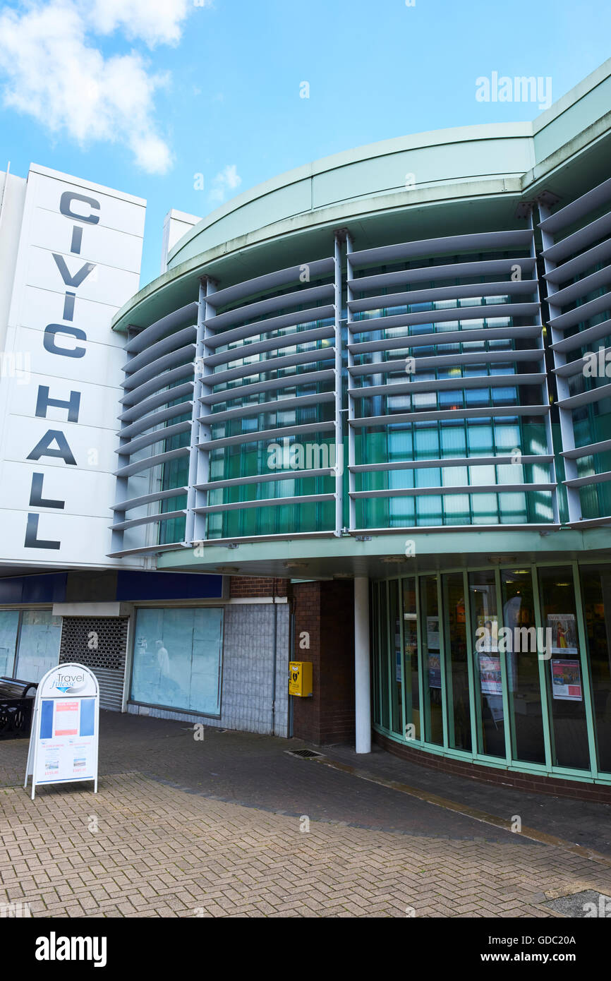 Rue Haute Salle municipale de Bedworth Warwickshire West Midlands UK Banque D'Images