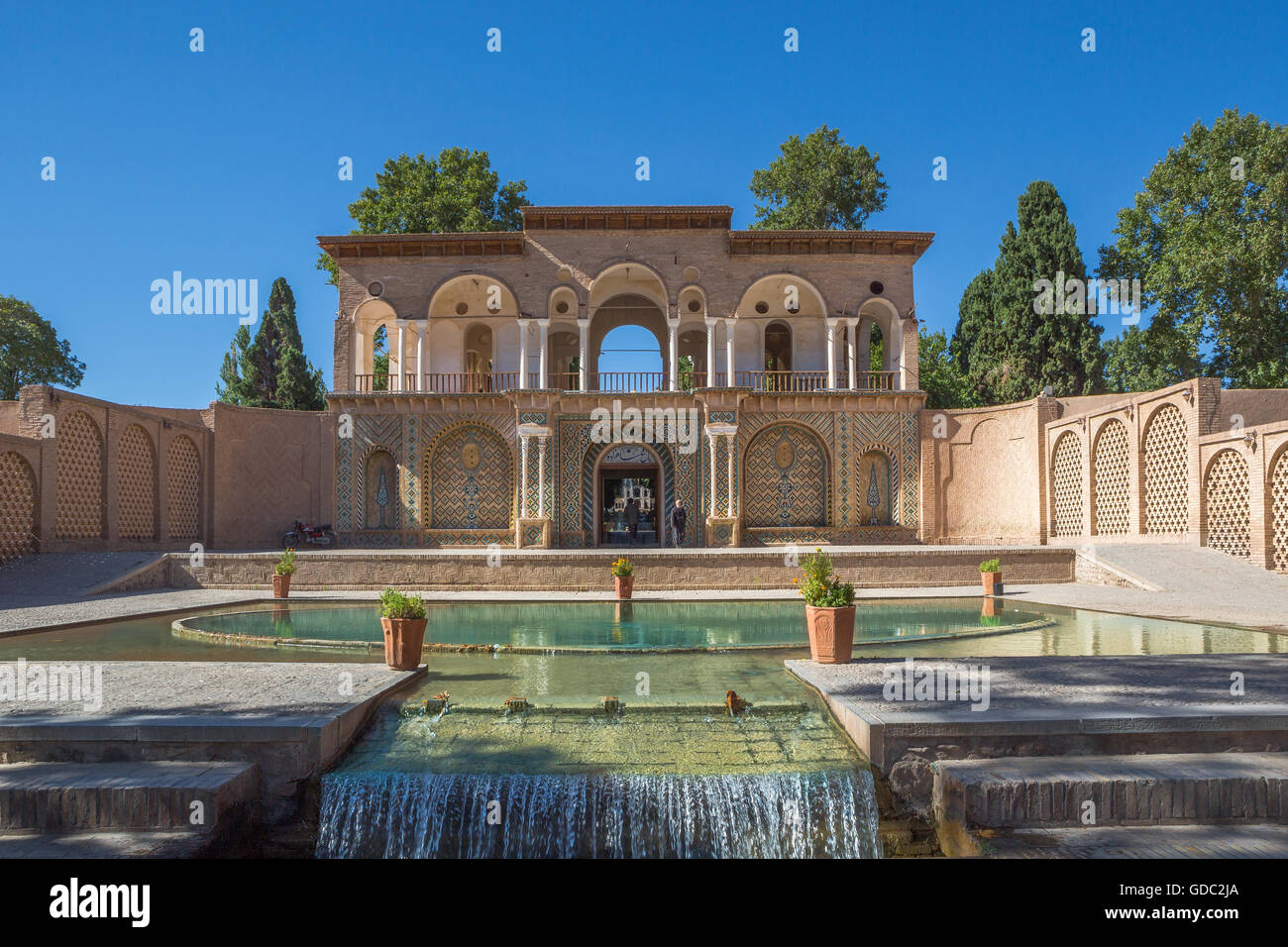 L'Iran,Ville Mahan,(près de la ville de Kerman9,Shazde Garden (jardin du Prince), l'UNESCO du patrimoine mondial, Banque D'Images