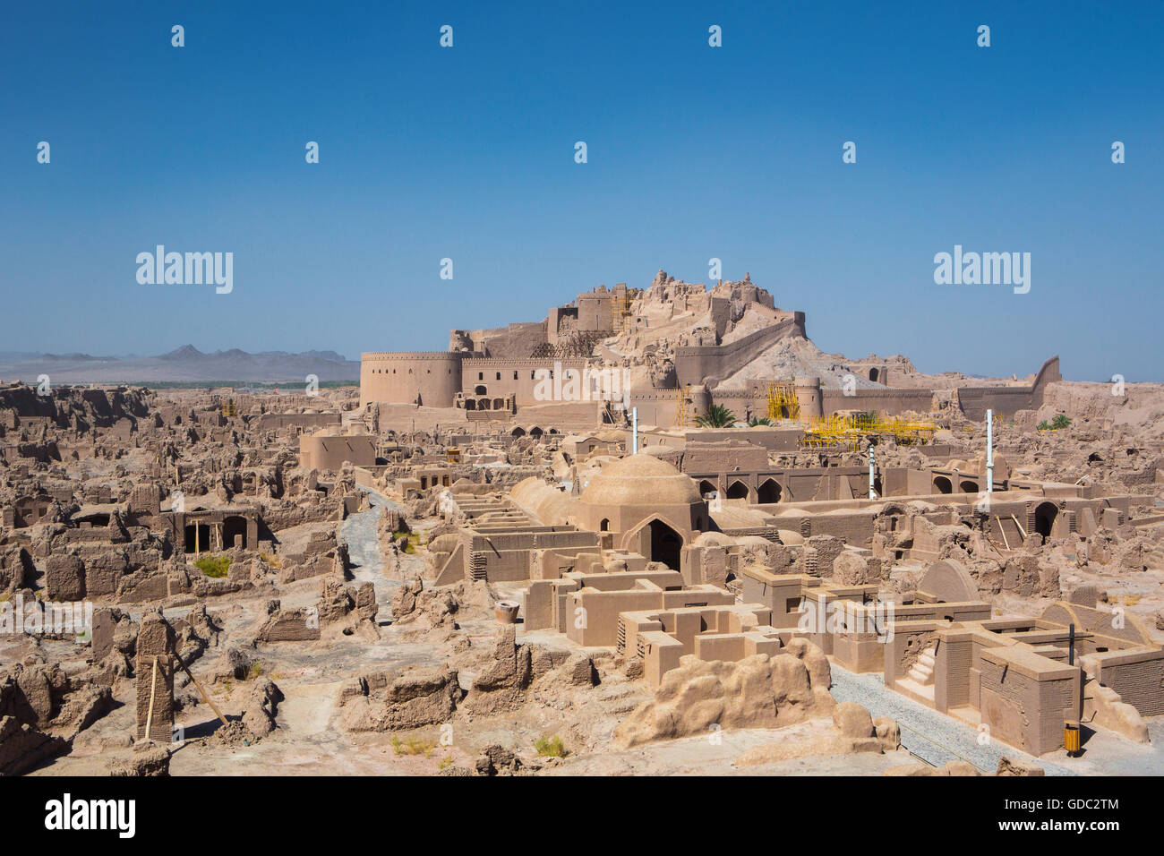 L'Iran Bam Bam,Ville,Citadelle,UNESCO du patrimoine mondial, Banque D'Images