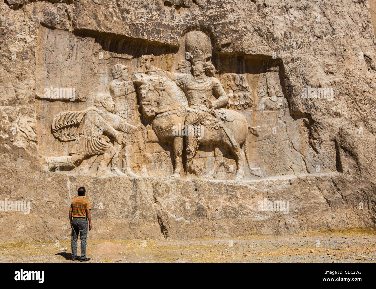 L'Iran,Persepolis,de Naqsh-e Rostam nécropole,UNESCO du patrimoine mondial, Banque D'Images