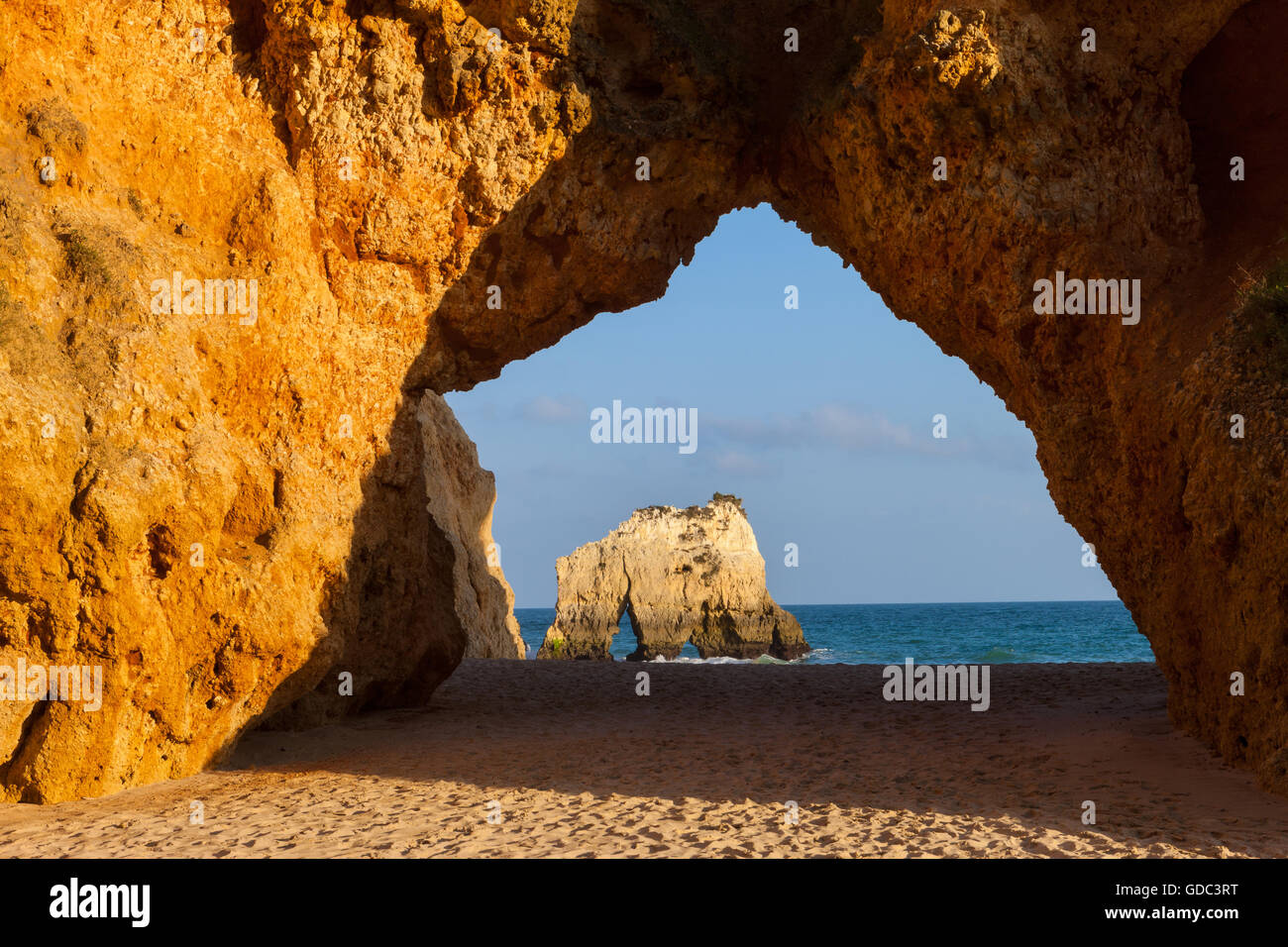 Praia dos Tres Irmaos, Portugal, Algarve Banque D'Images