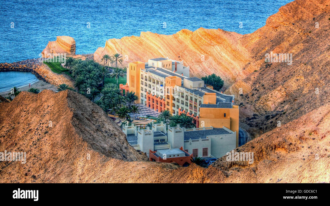 Resort,Oman Shangri La Barr Banque D'Images