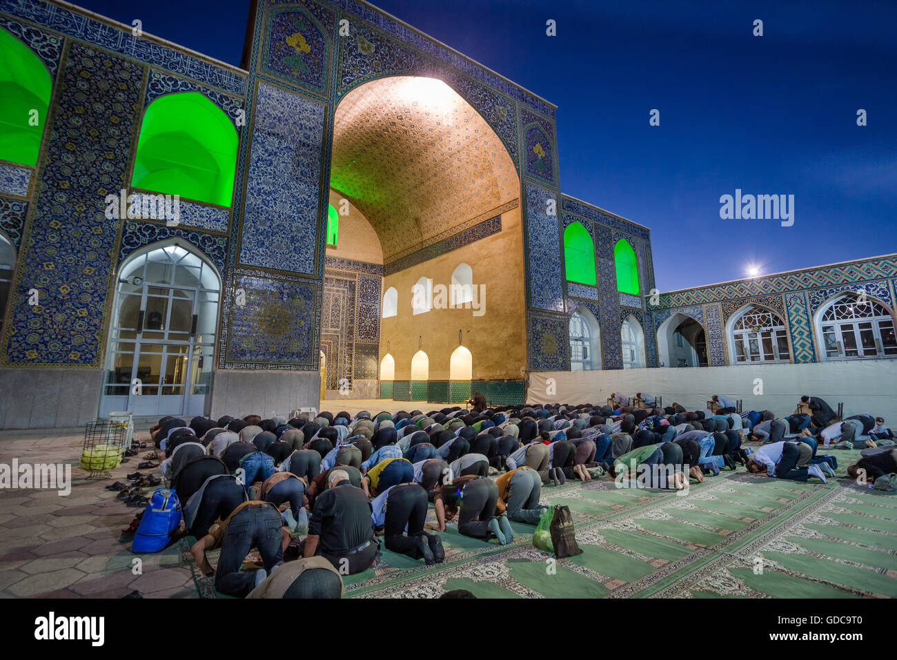 L'Iran Kerman,Ville,mosquée Masjid Jame Banque D'Images