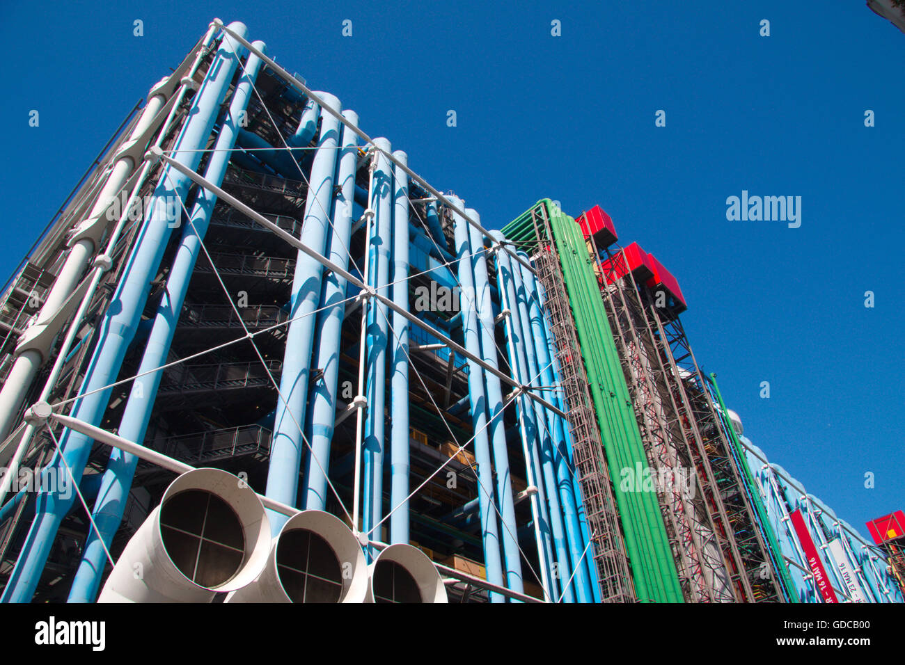 Paris, Centre Pompidou Banque D'Images