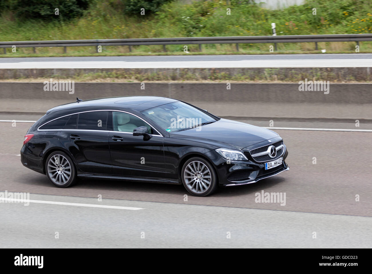 Mercedes Benz CLA de frein de tir Banque D'Images