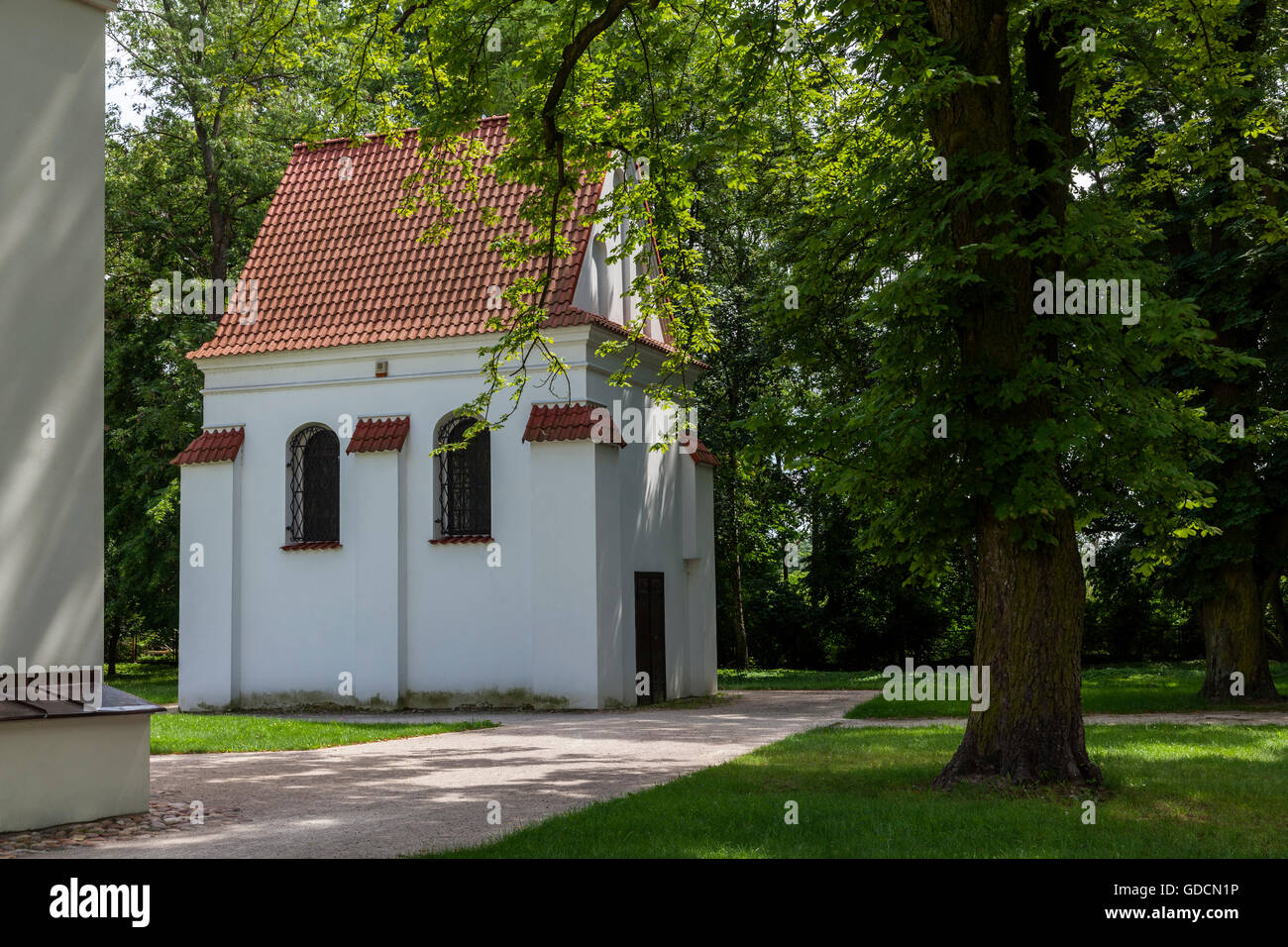 Biala Podlaska palace complexe famille Radziwill, chapelle du XVII siècle. L'Europe, Pologne, Podlasie région. Banque D'Images