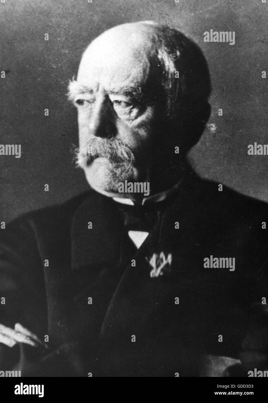 Bismarck, Otto von, 1.4.1815 - 30.7.1898, homme politique allemand, chancelier de l'Empire allemand 4.5.1871 - 20.9.1890, portrait, Bad Kissingen, 1890, l'artiste n'a pas d'auteur pour être effacé Banque D'Images