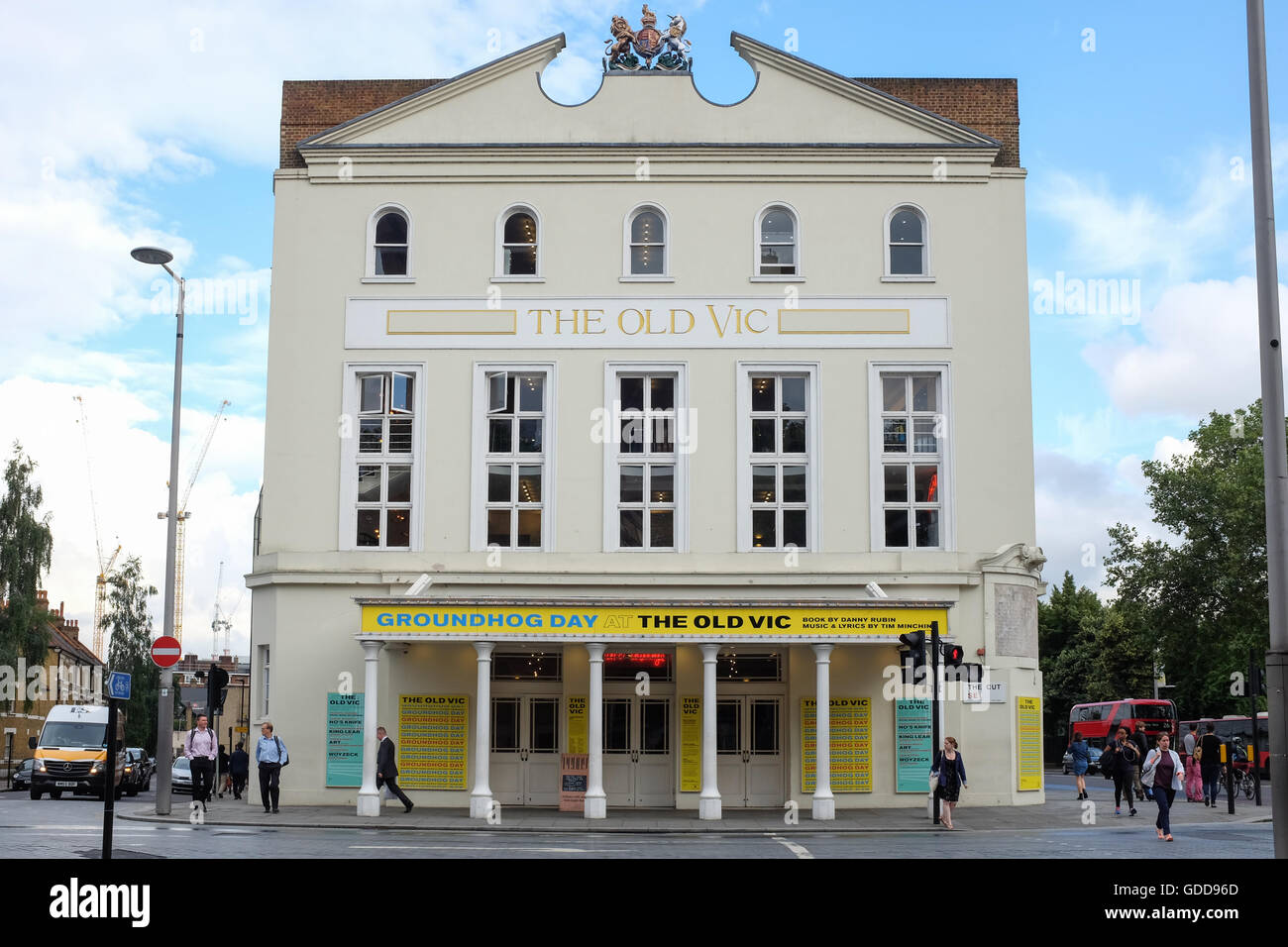 Le Old Vic Theatre de Londres, en Angleterre. Banque D'Images