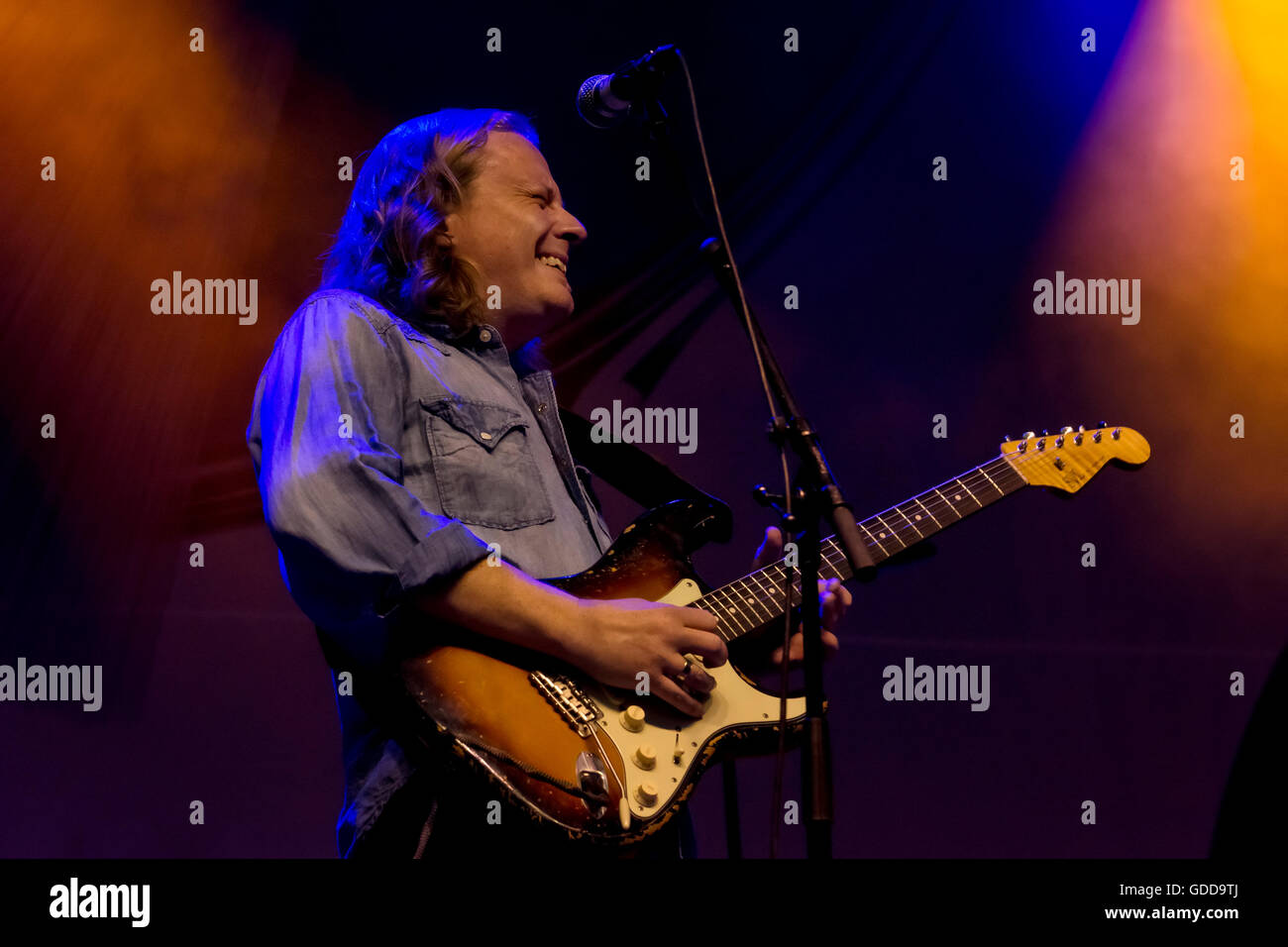 Matt Schofield au Festival de Jazz de Montréal Banque D'Images