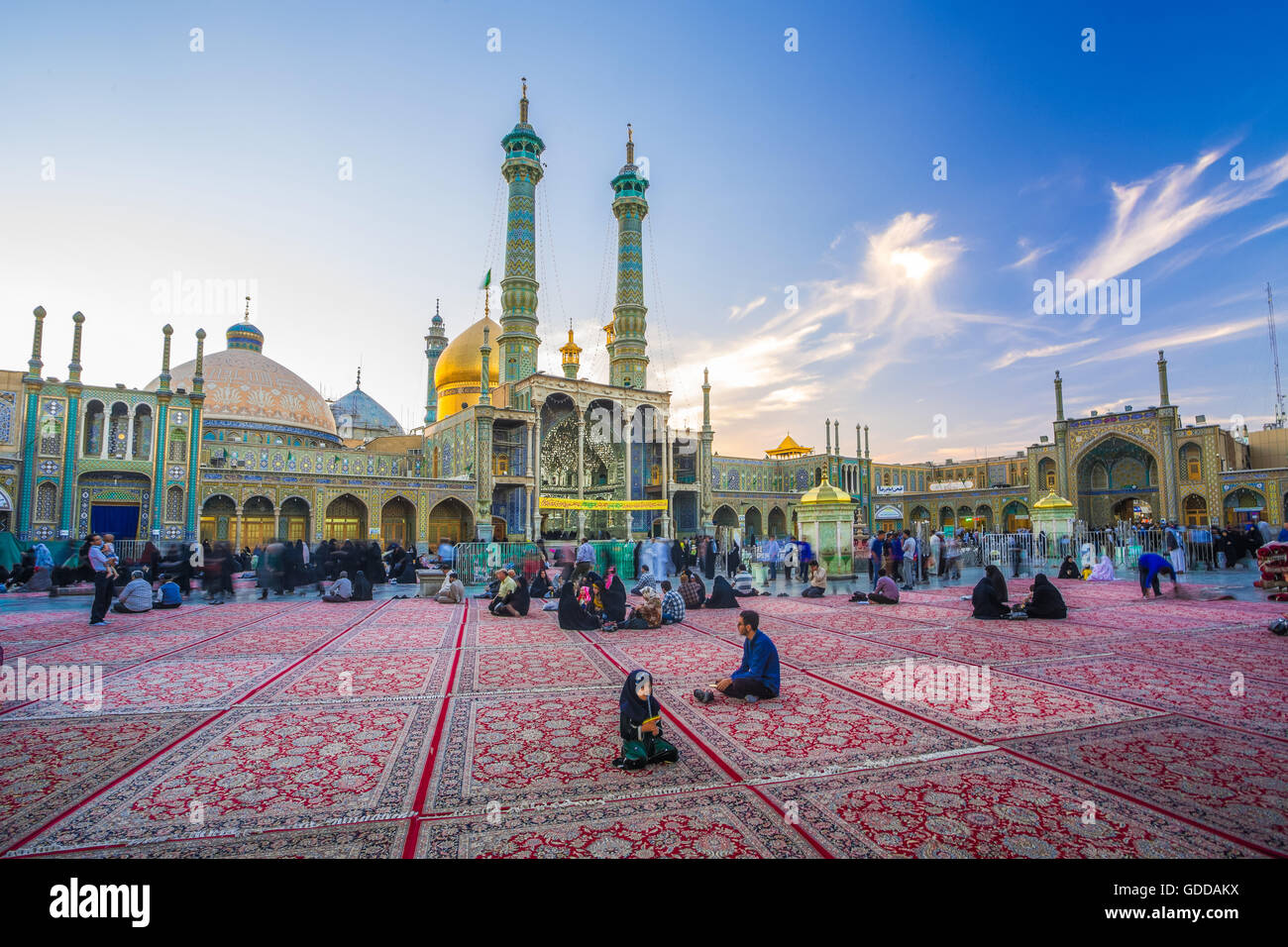 Iran Qom,Ville,Hazrat-e Masumeh (lieu saint) Banque D'Images