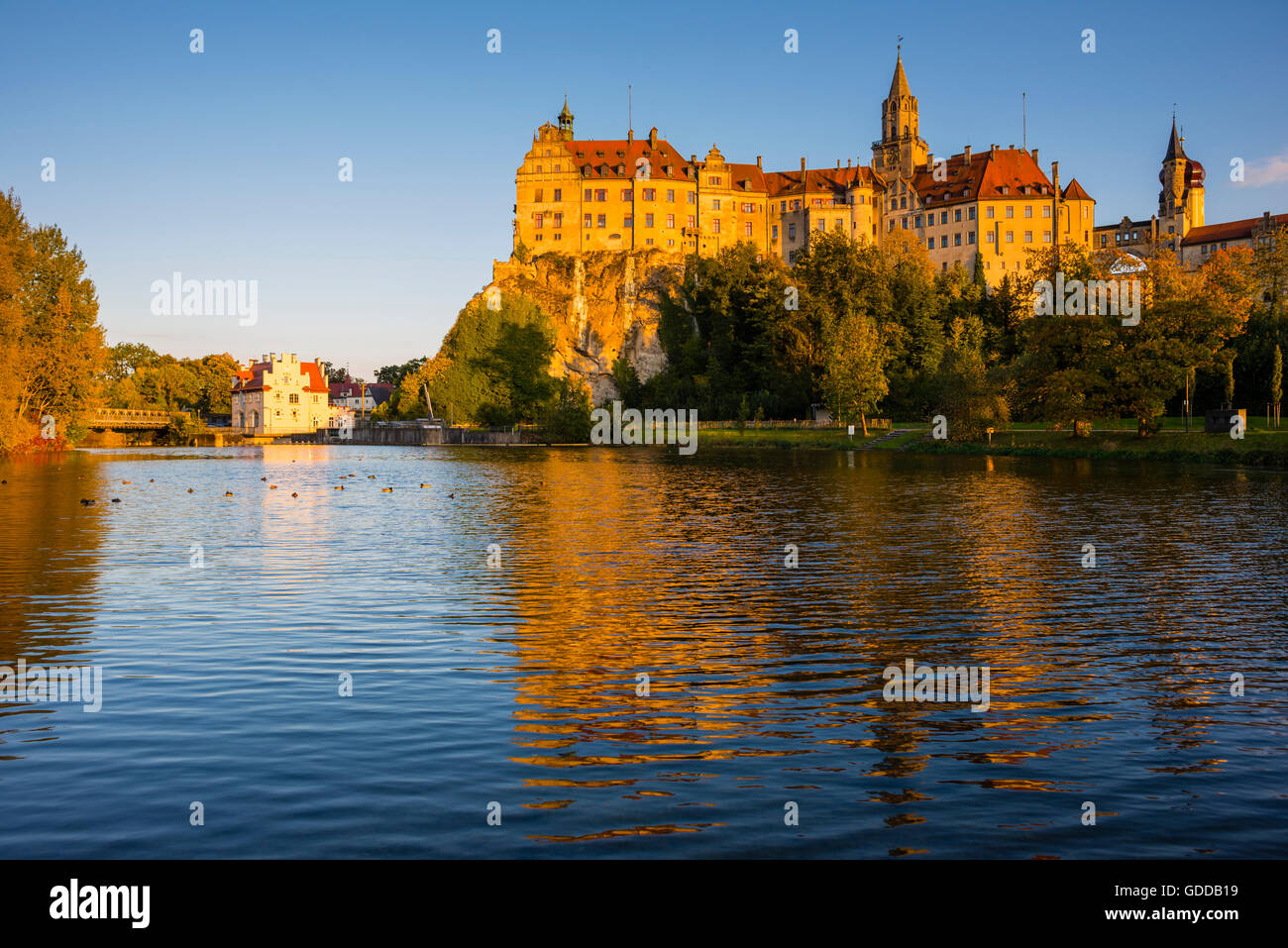 Architecture,Baden-Wurttemberg, Allemagne,Danube,europe,Hohenzollern Sigmaringen, Hohenzollernschloss,residence château,castl Banque D'Images