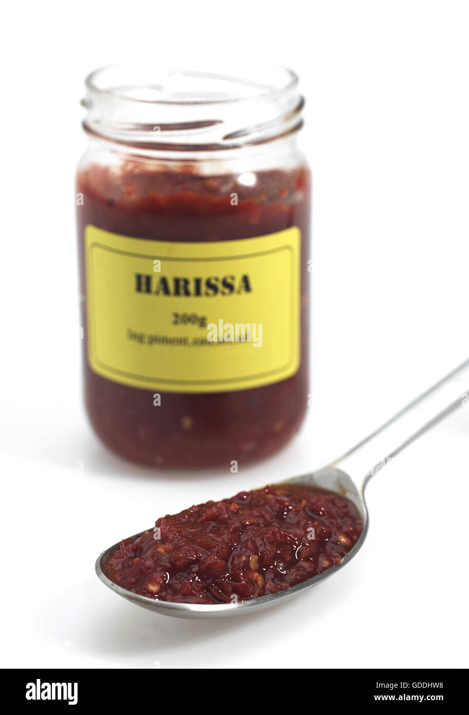 La Harissa, sauce Chili Afrique du Nord Banque D'Images