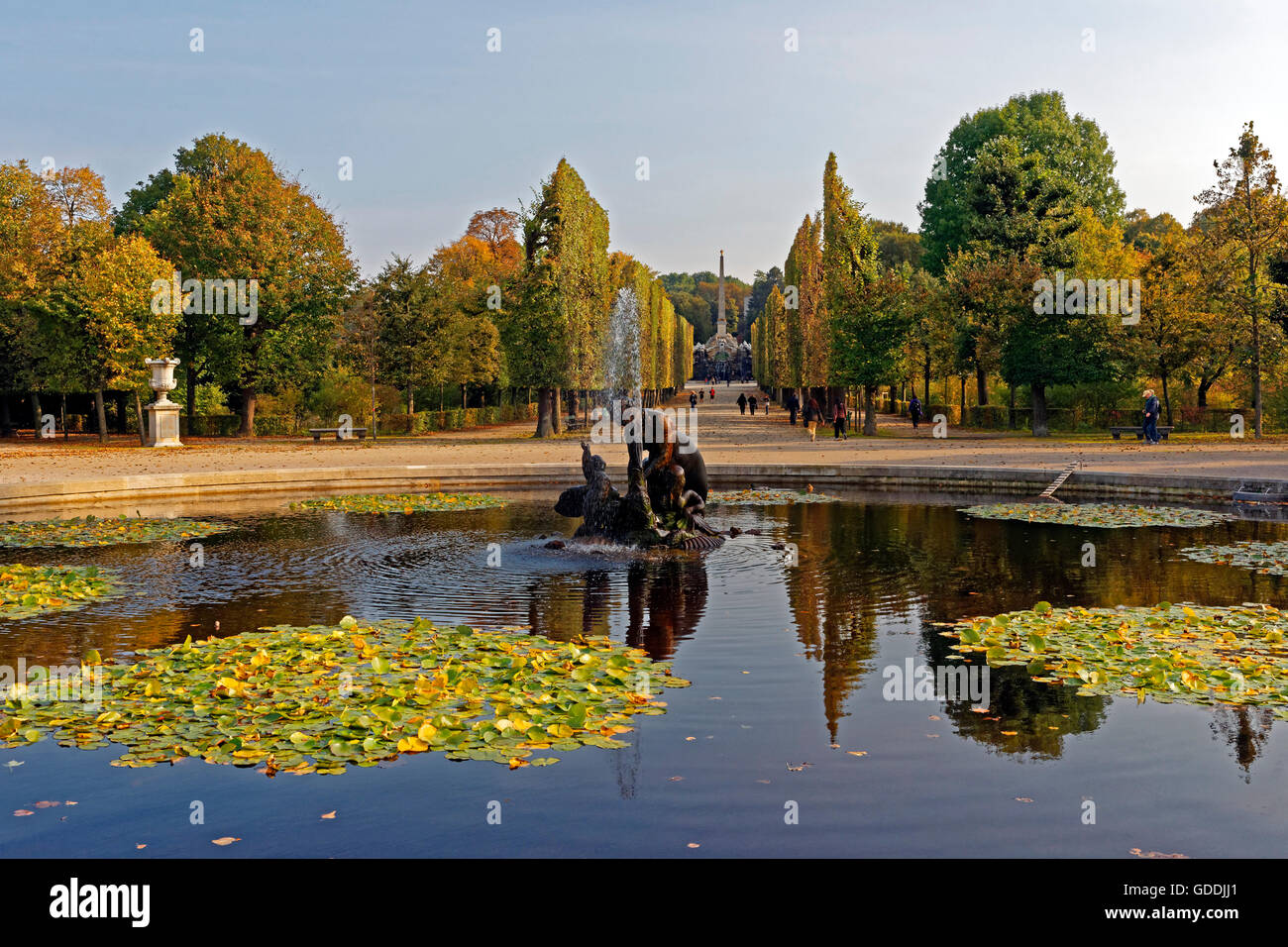 Château de Schönbrunn,bassin,naiad Banque D'Images
