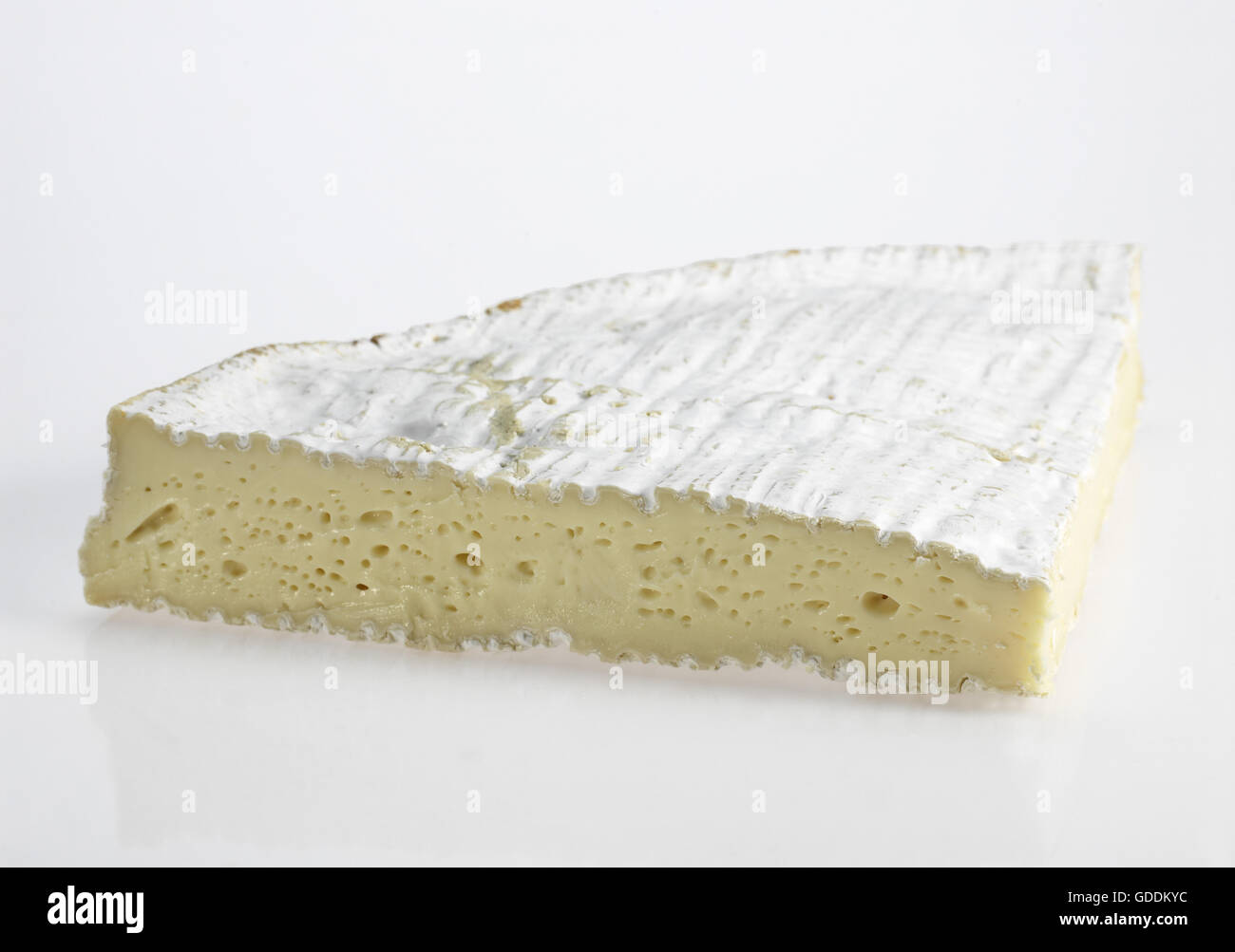 Brie de Meaux, fromage fait avec du lait de vache Banque D'Images