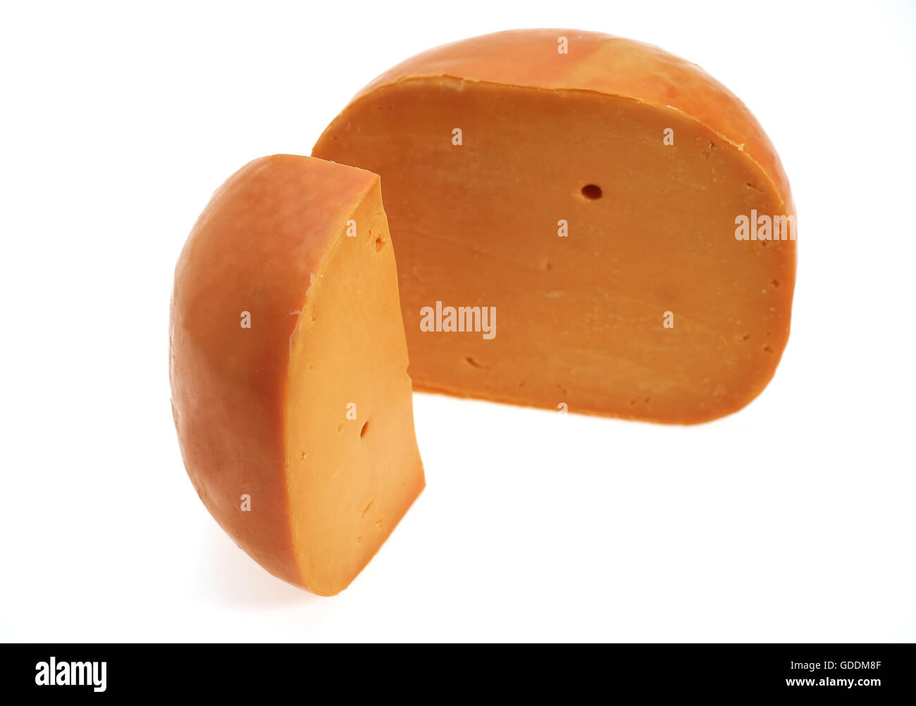 Mimolette, Fromage Français fabriqué à partir de lait de vache Banque D'Images